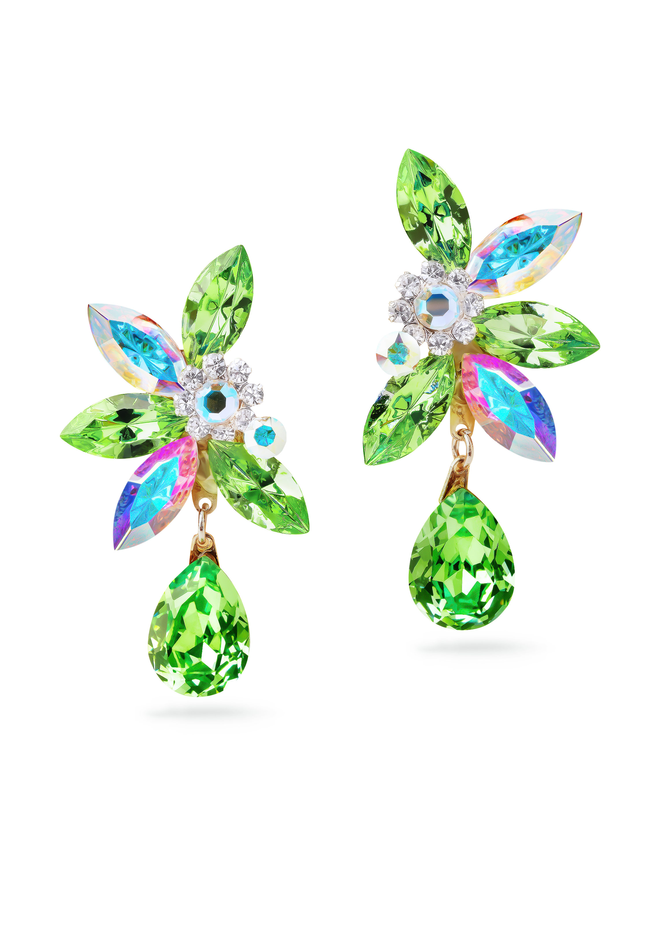 Rhinestone Earring 2120 PR-Peridot