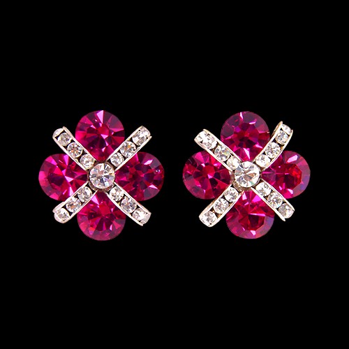 Rhinestone Earring 4013 RB-Ruby