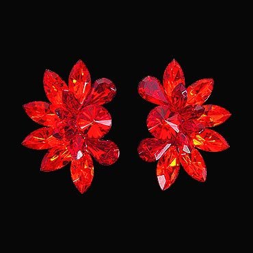 Rhinestone Earring 810392 HC-Hyacinth