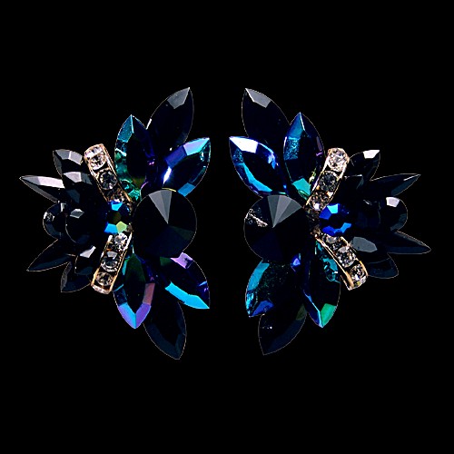 Rhinestone Earring Ch24 JTJTAB-Jet / Jet AB