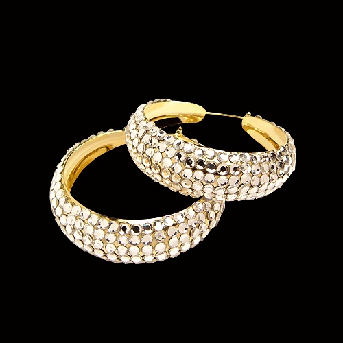 Rhinestone Earring HE/L CST-Crystal
