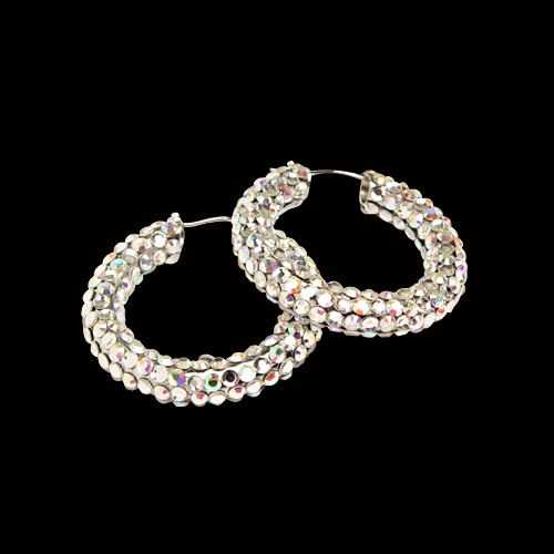 Rhinestone Earring HE/XS CAB-Crystal AB