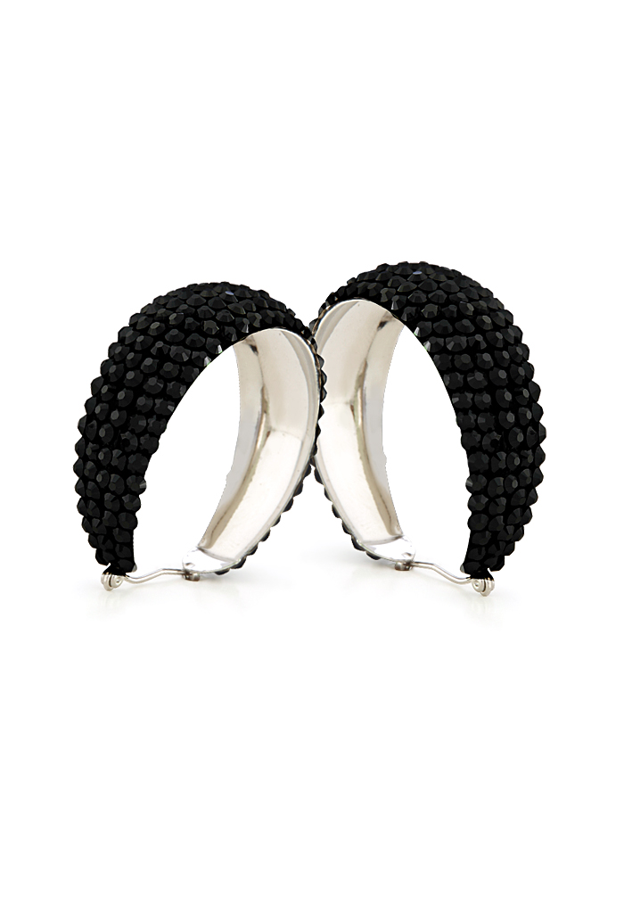 Hermosa Crystal Earrings HE/L PE Jet-Jet