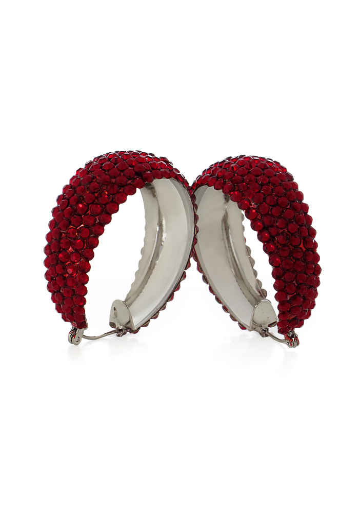 Hermosa Crystal Earrings HE/L PE Siam-Siam
