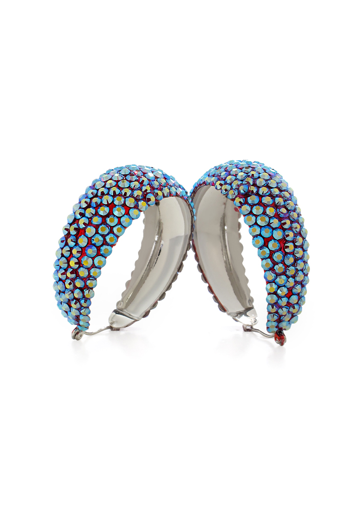 Hermosa Crystal Earrings HE/L PE Siam AB-Siam AB