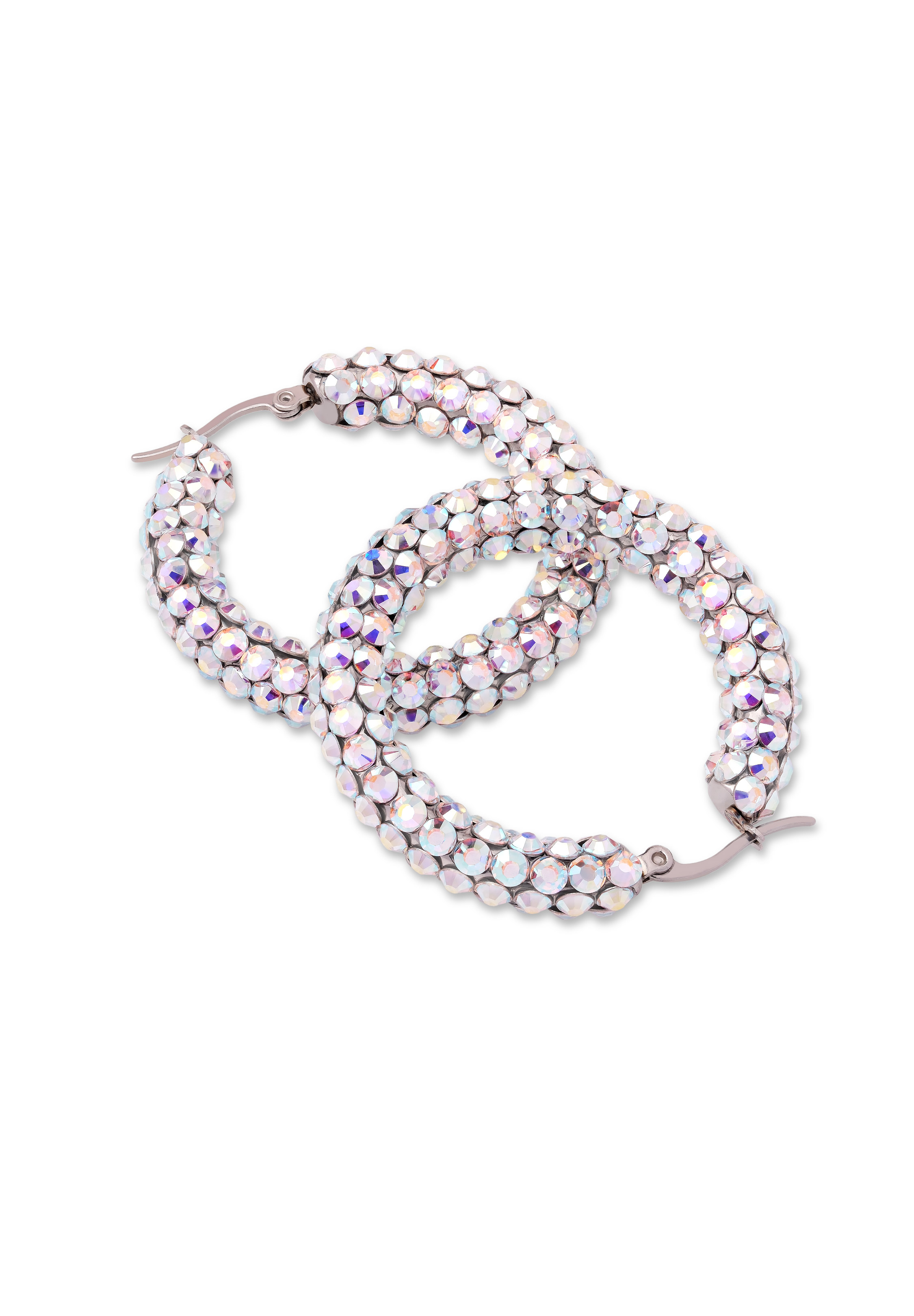 Euphoric Shine Hoop Earrings HE/M PE-Crystal AB