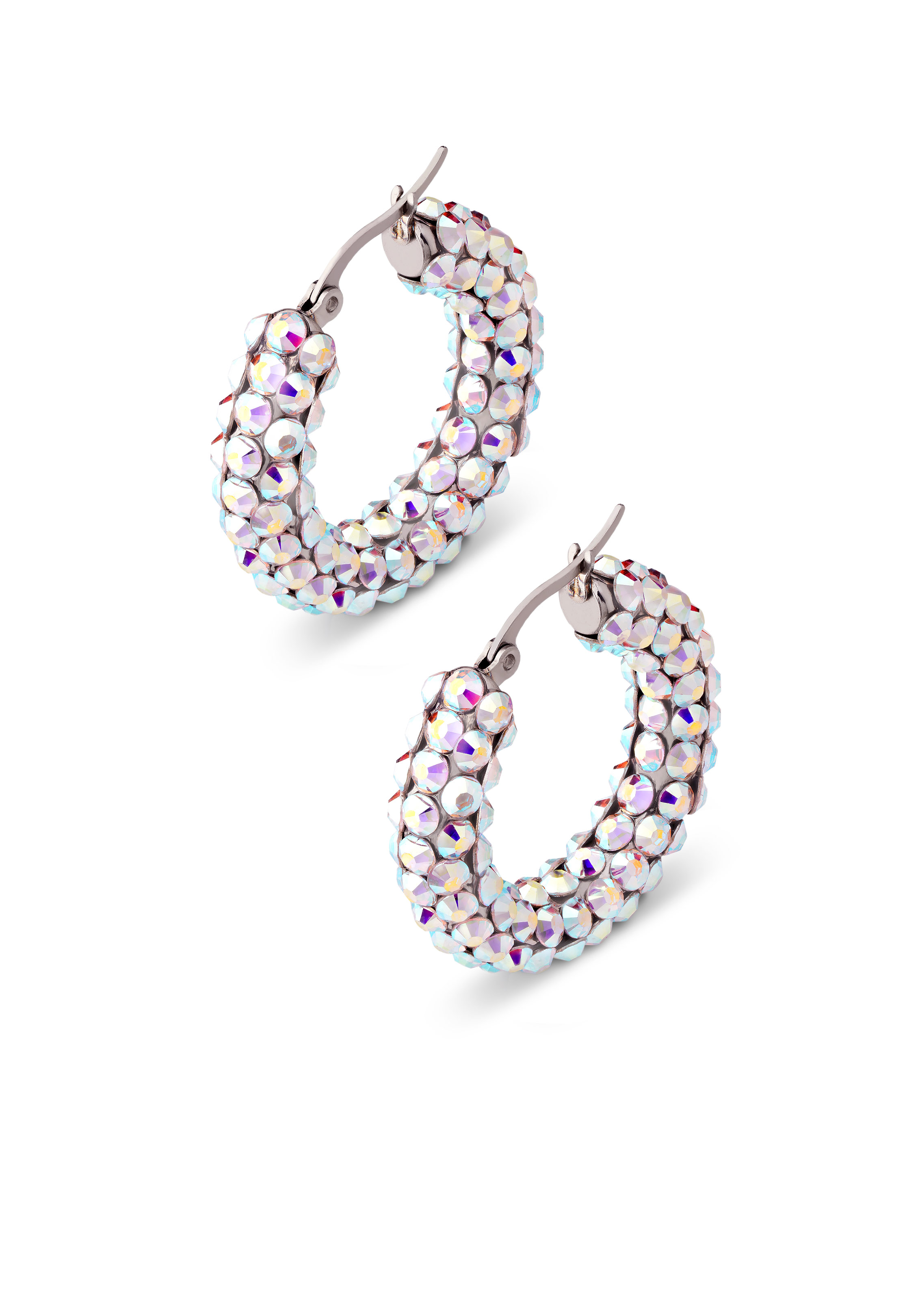 Euphoric Shine Hoop Earrings HE/S PE-Crystal AB