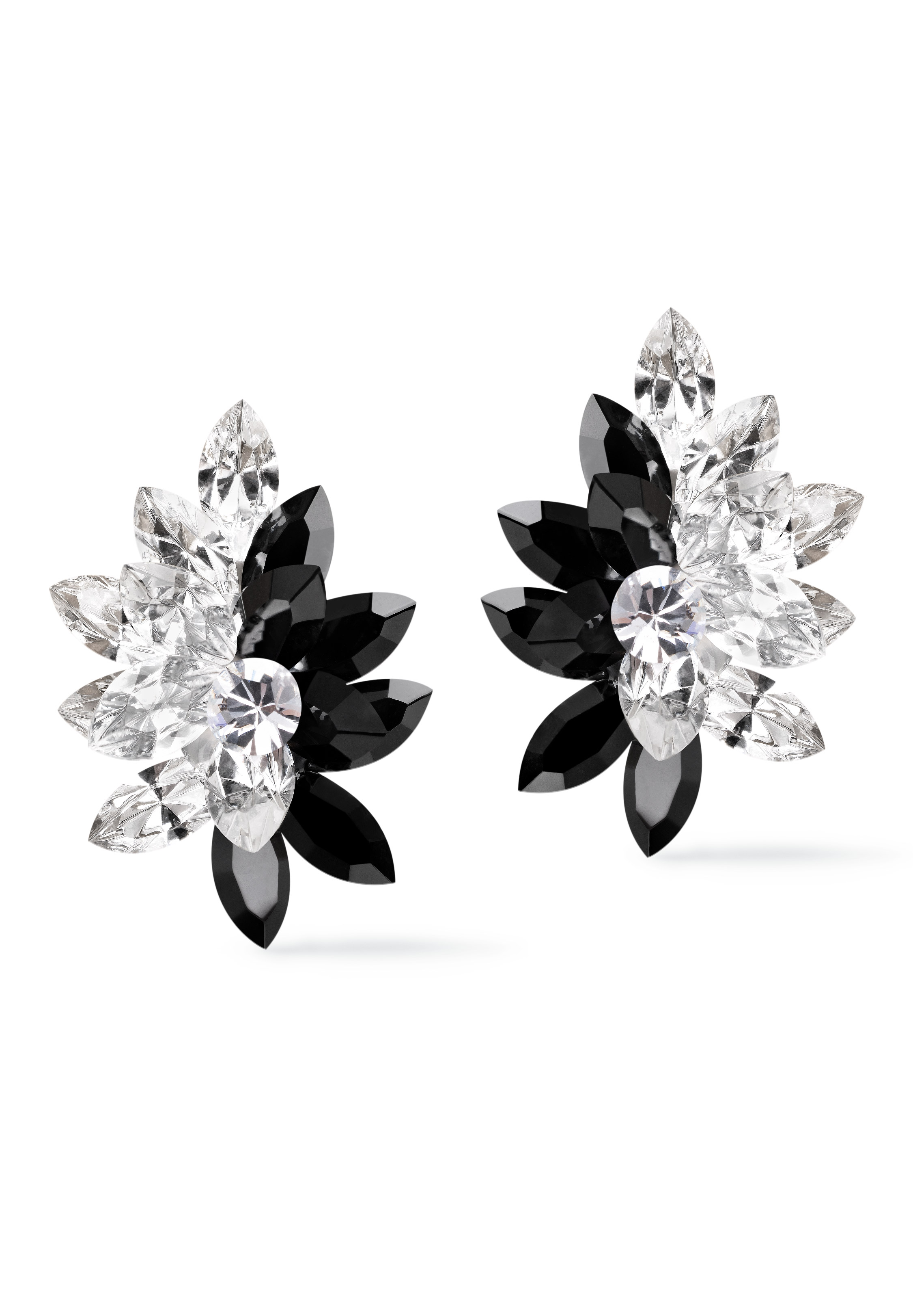 Rhinestone Earring 2031 JTCRY-Jet / Crystal