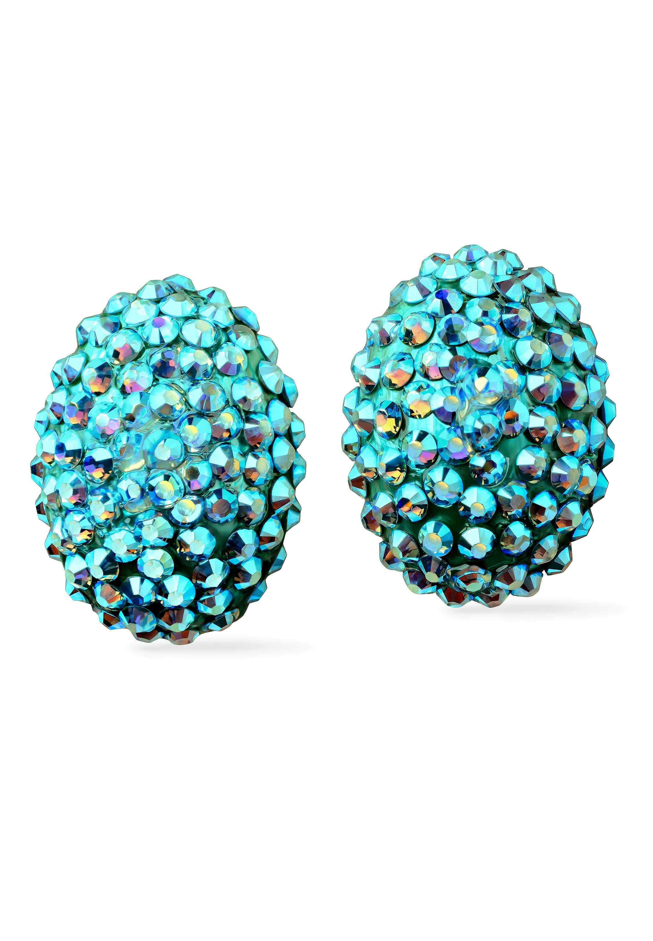 Rhinestone Earring 810229 AQAB-Aquamarine AB