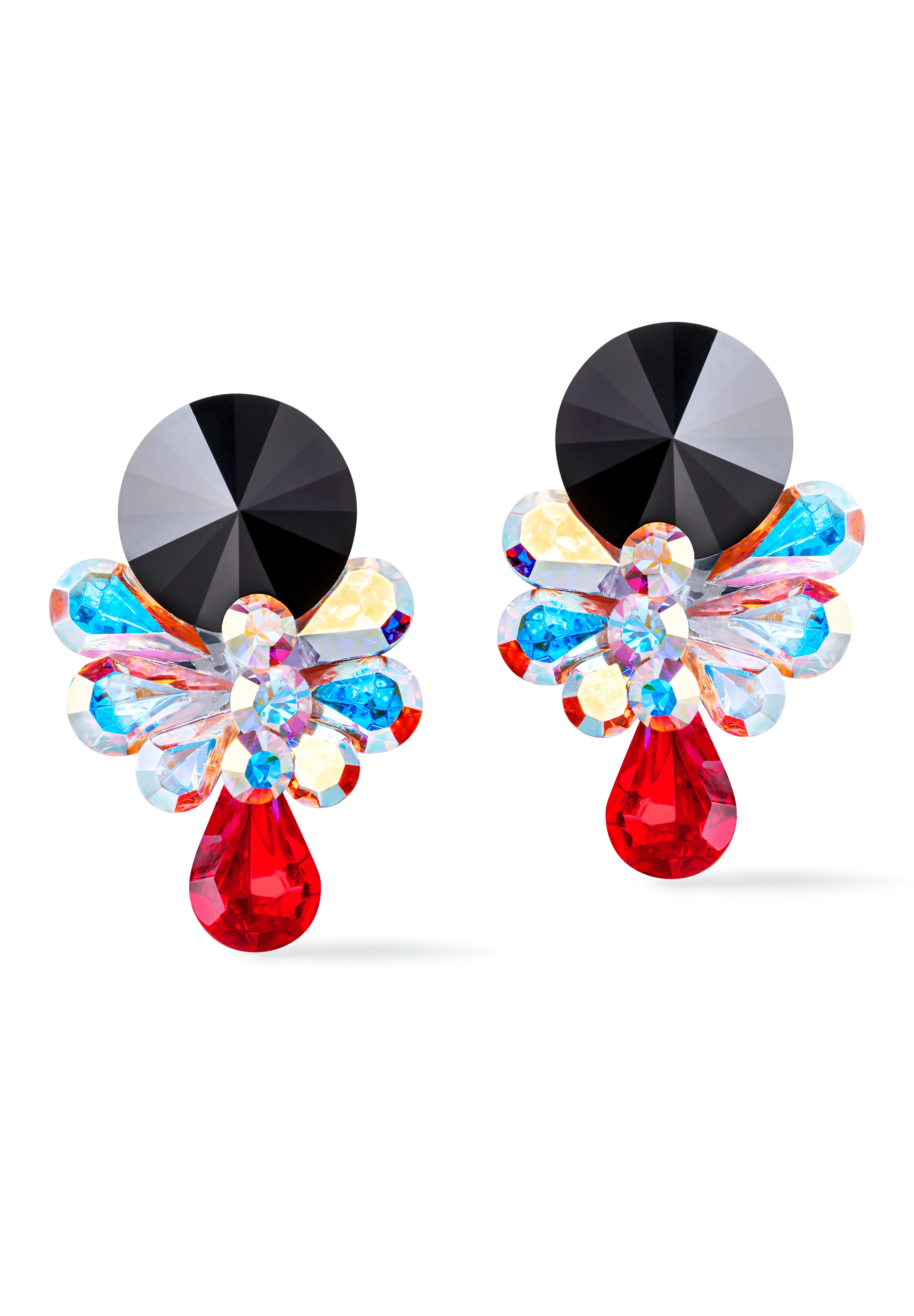 Rhinestone Earring 2041 JTLSM-Jet