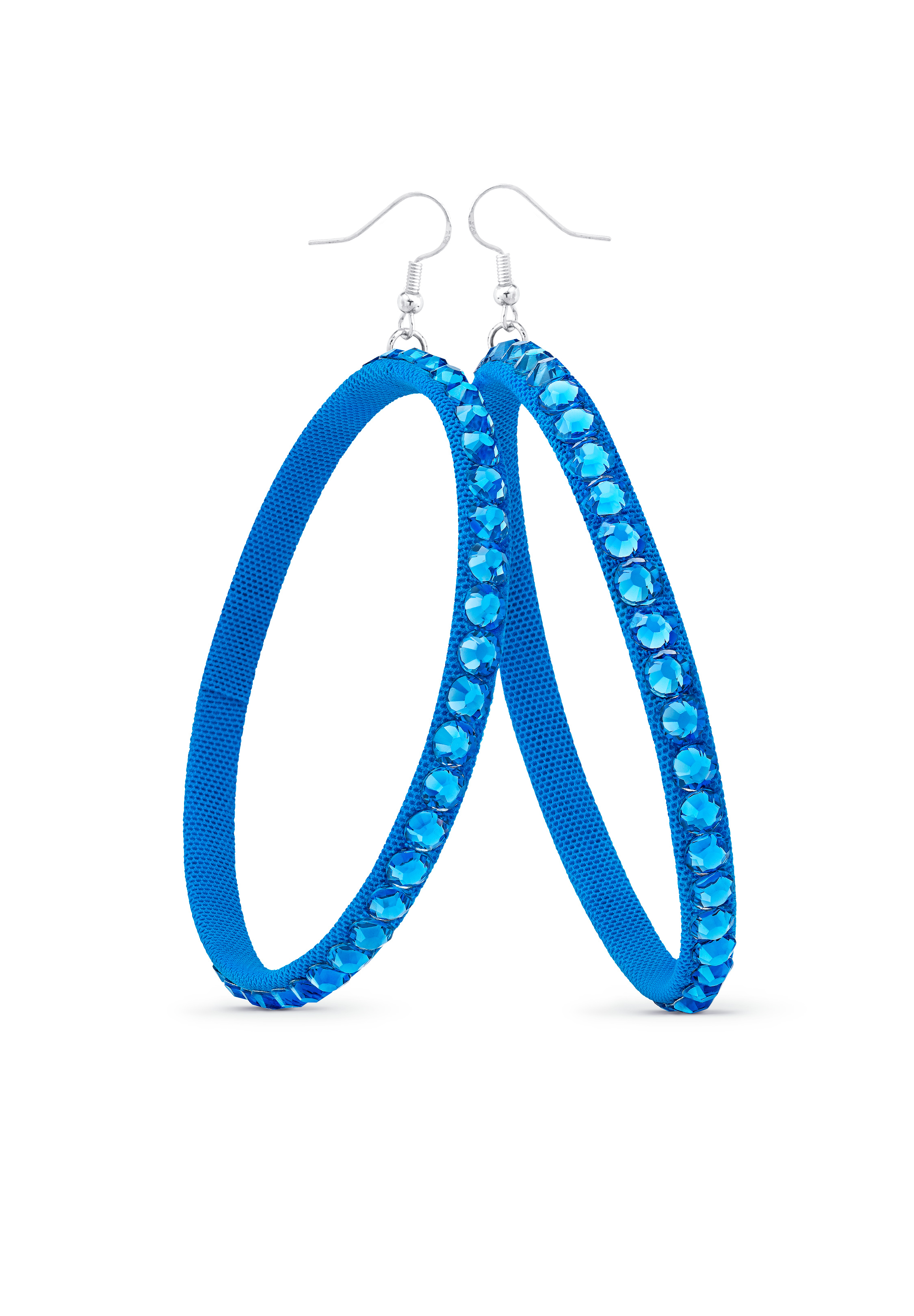 Soft Hoop Earring-Capri Blue
