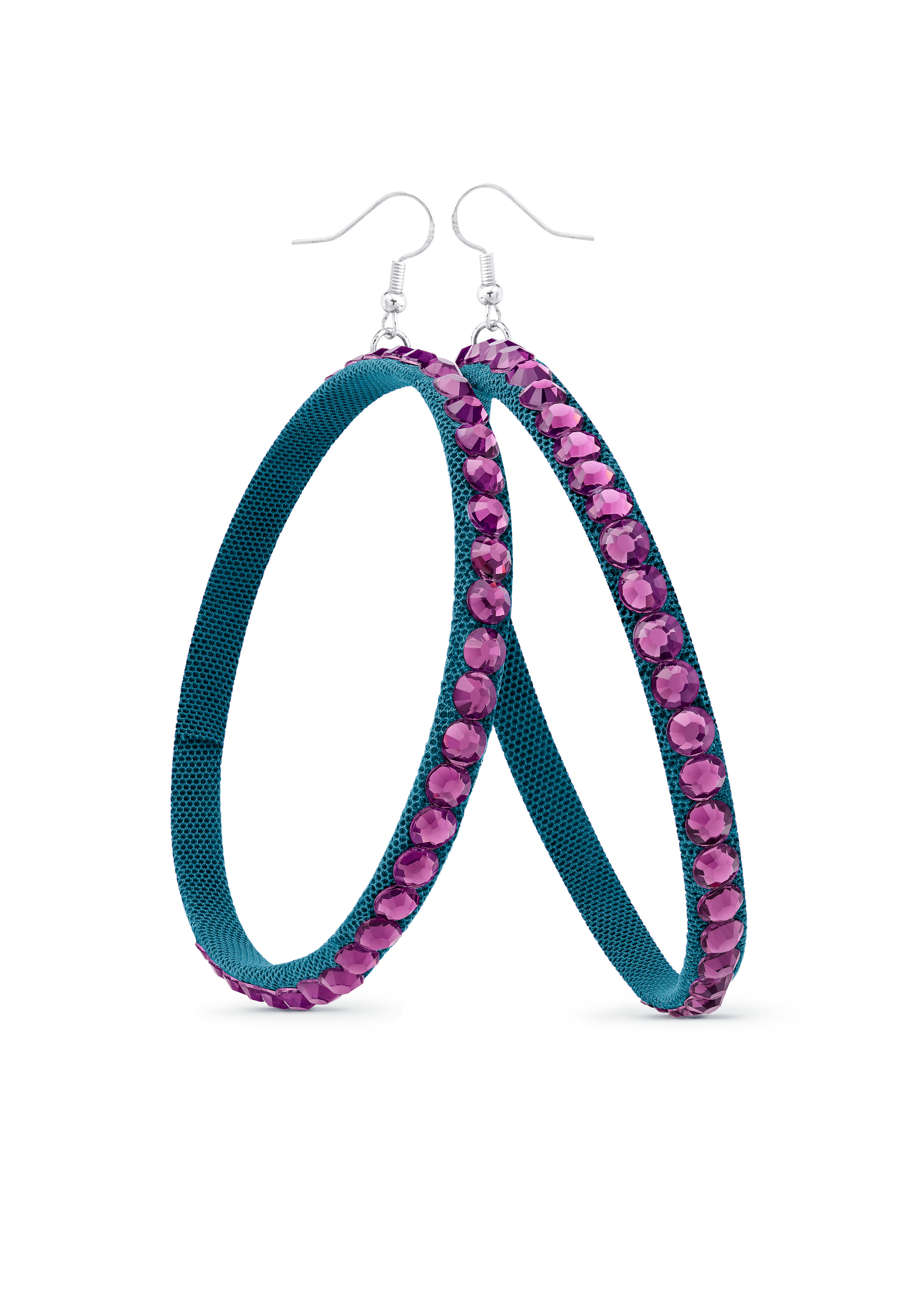 TEST - Soft Hoop Earring-Amethyst-Jade
