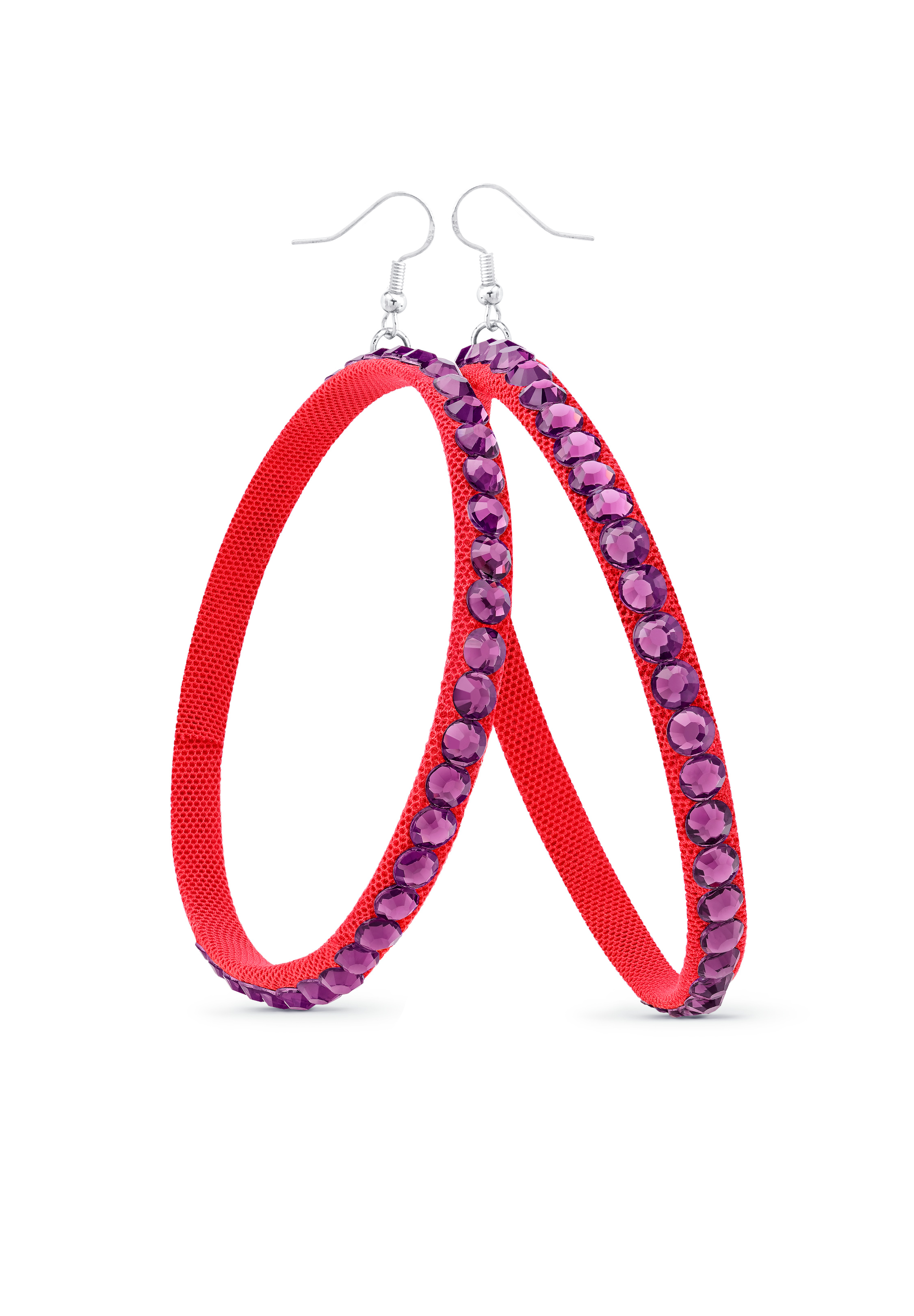 TEST - Soft Hoop Earring-Amethyst-Scarlet