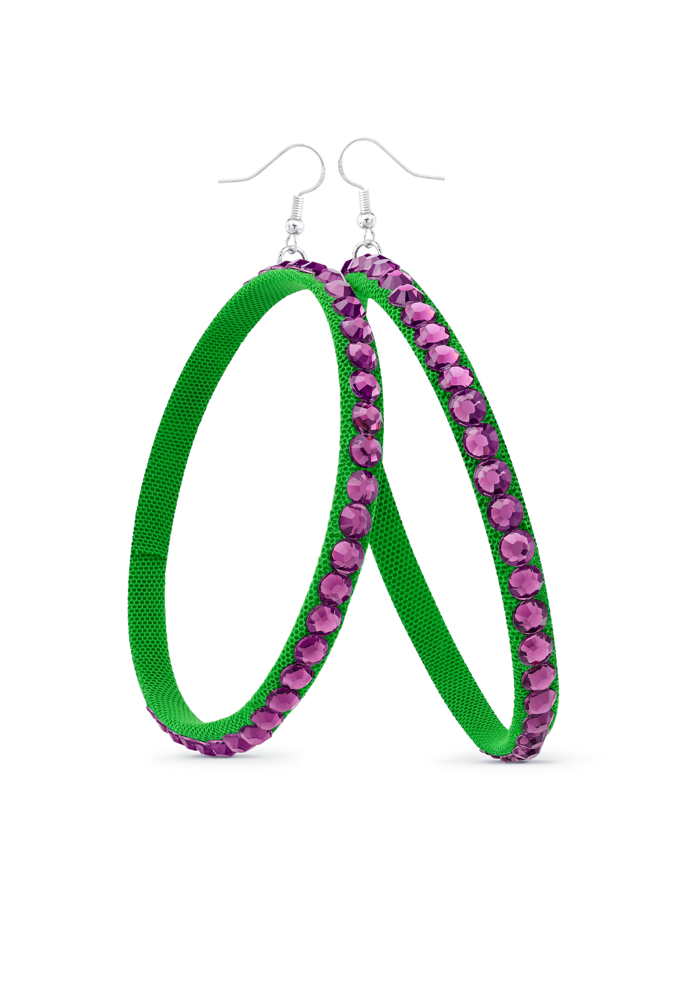 TEST - Soft Hoop Earring-Amethyst-Spring