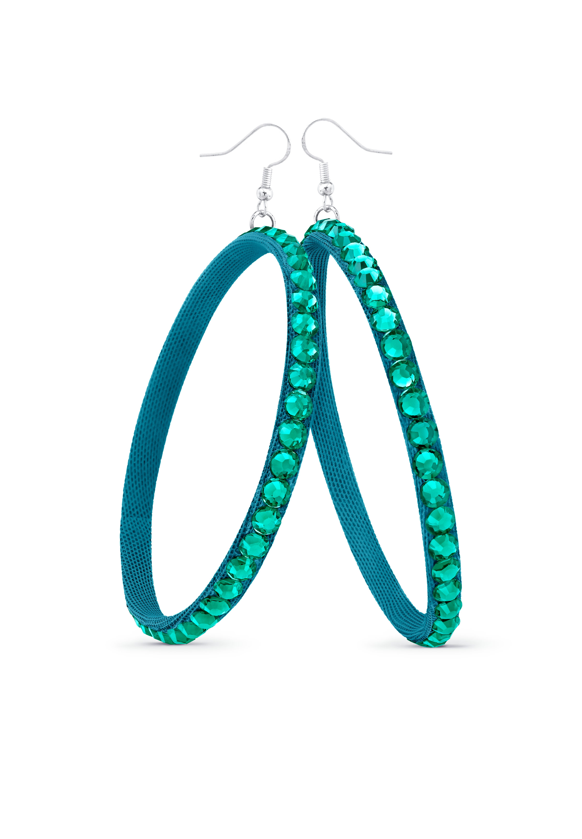 TEST - Soft Hoop Earring-Emerald-Jade