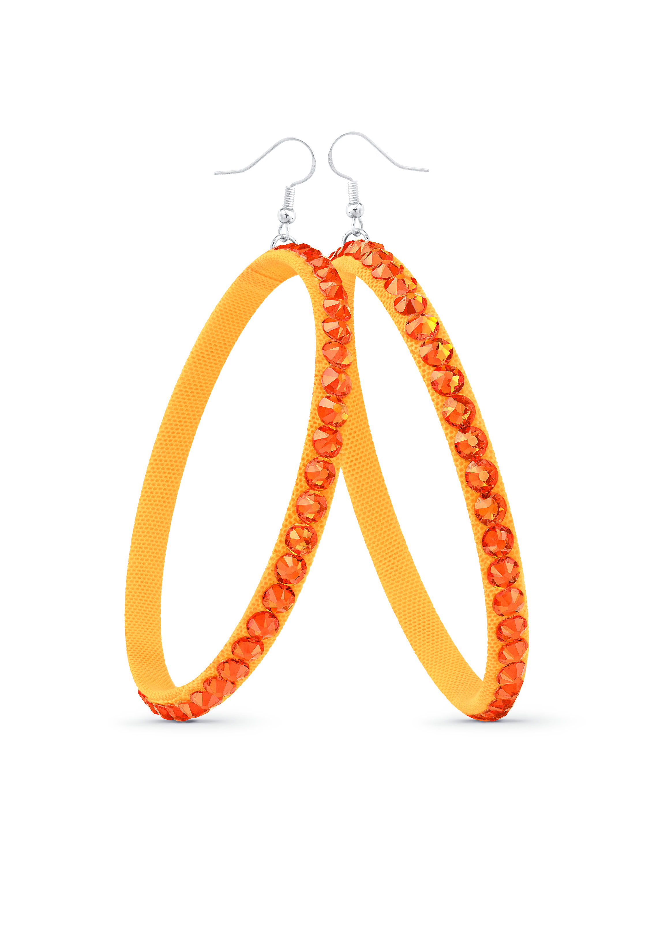 TEST - Soft Hoop Earring-Fireopal-Sunrise