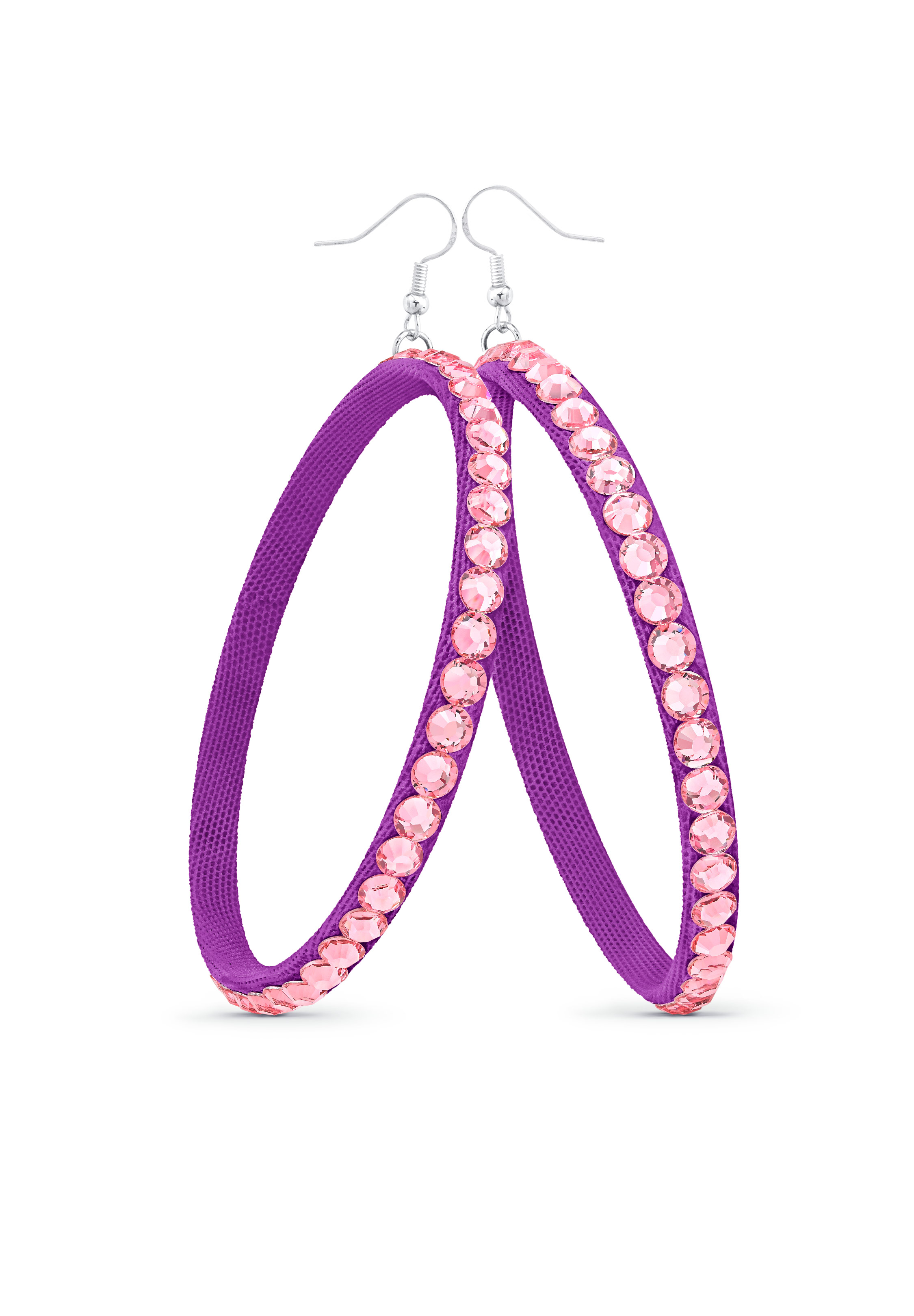 TEST - Soft Hoop Earring-Light Rose-Hawaiian Pink