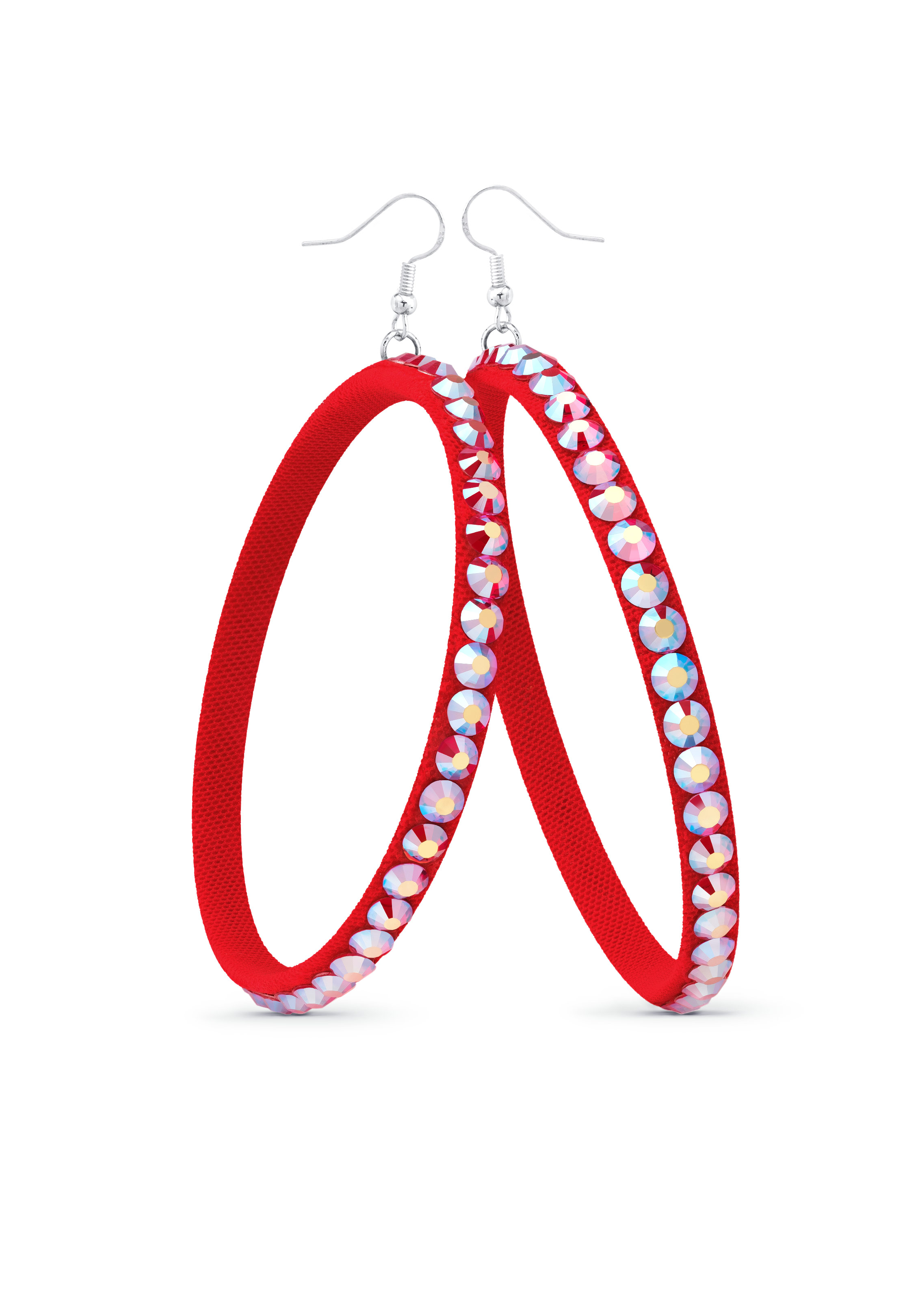 TEST - Soft Hoop Earring-Light Siam AB-Flemenco