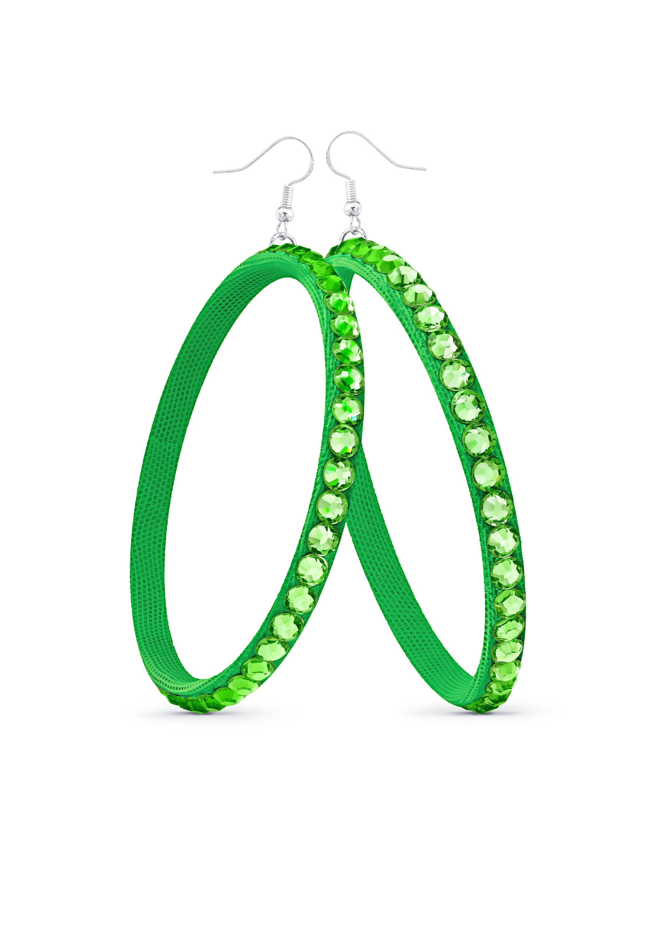 TEST - Soft Hoop Earring-Peridot-Spring