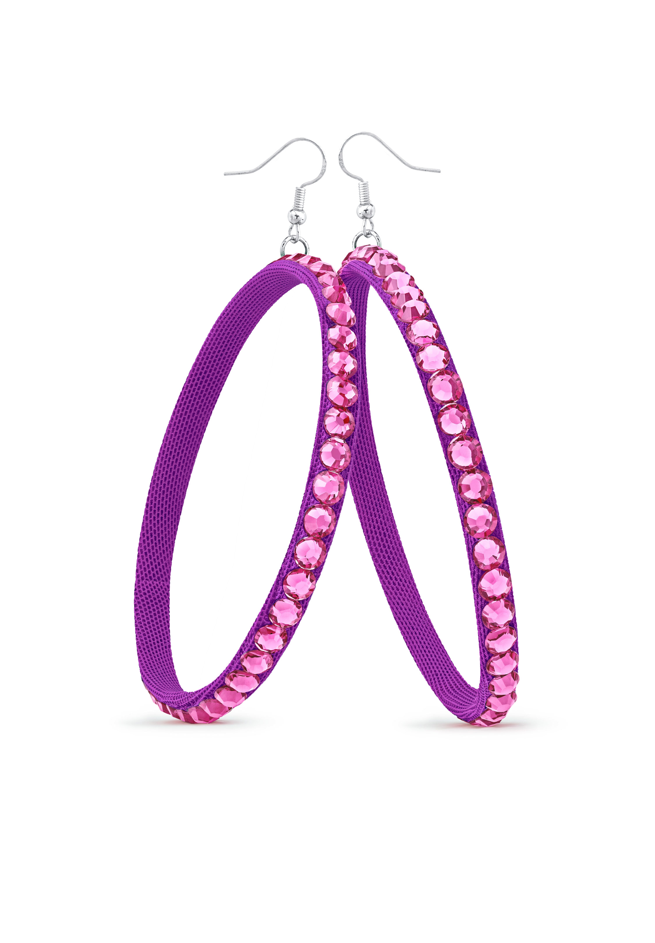 TEST - Soft Hoop Earring-Rose-Hawaiian Pink