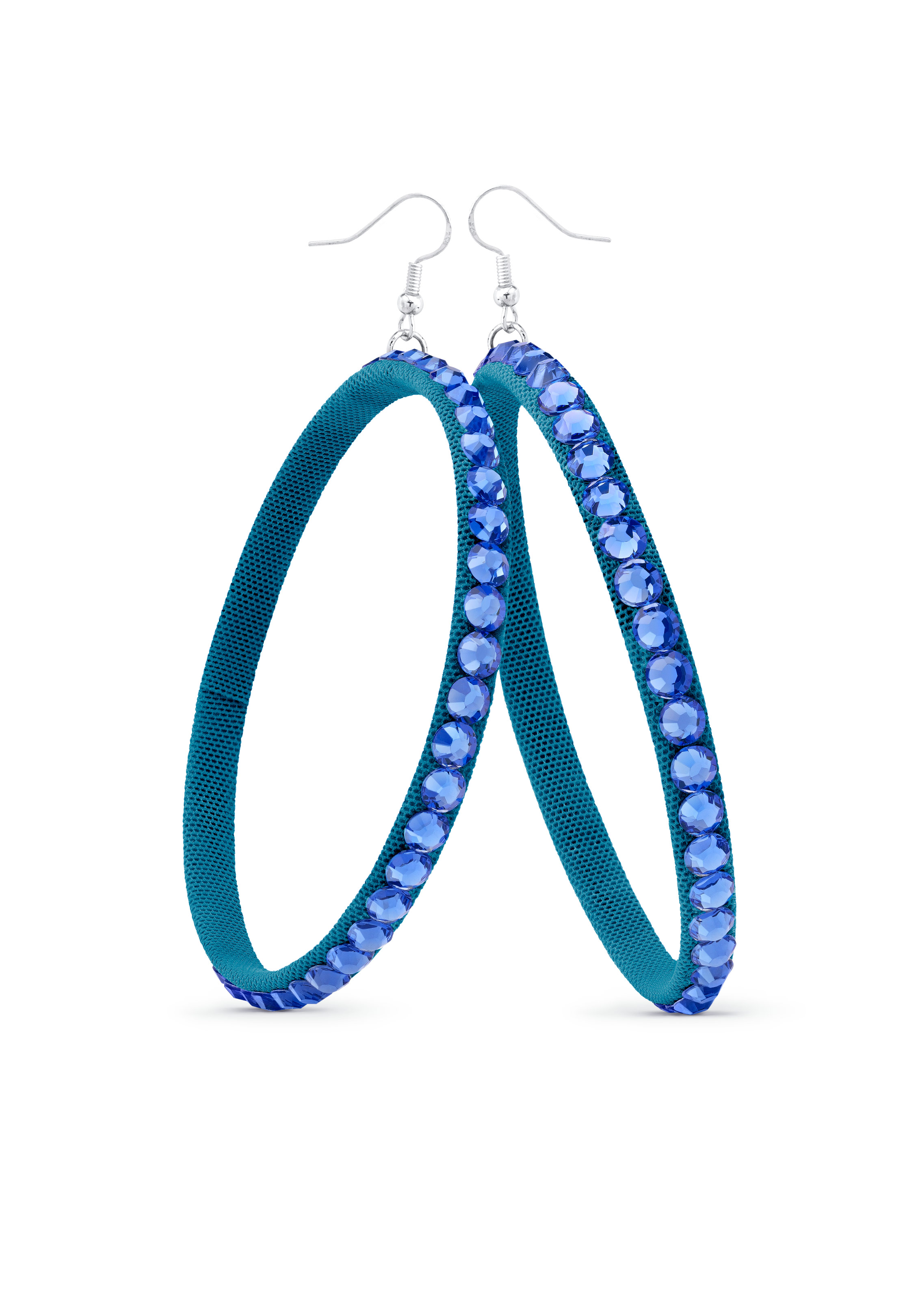 TEST - Soft Hoop Earring-Sapphire-Jade
