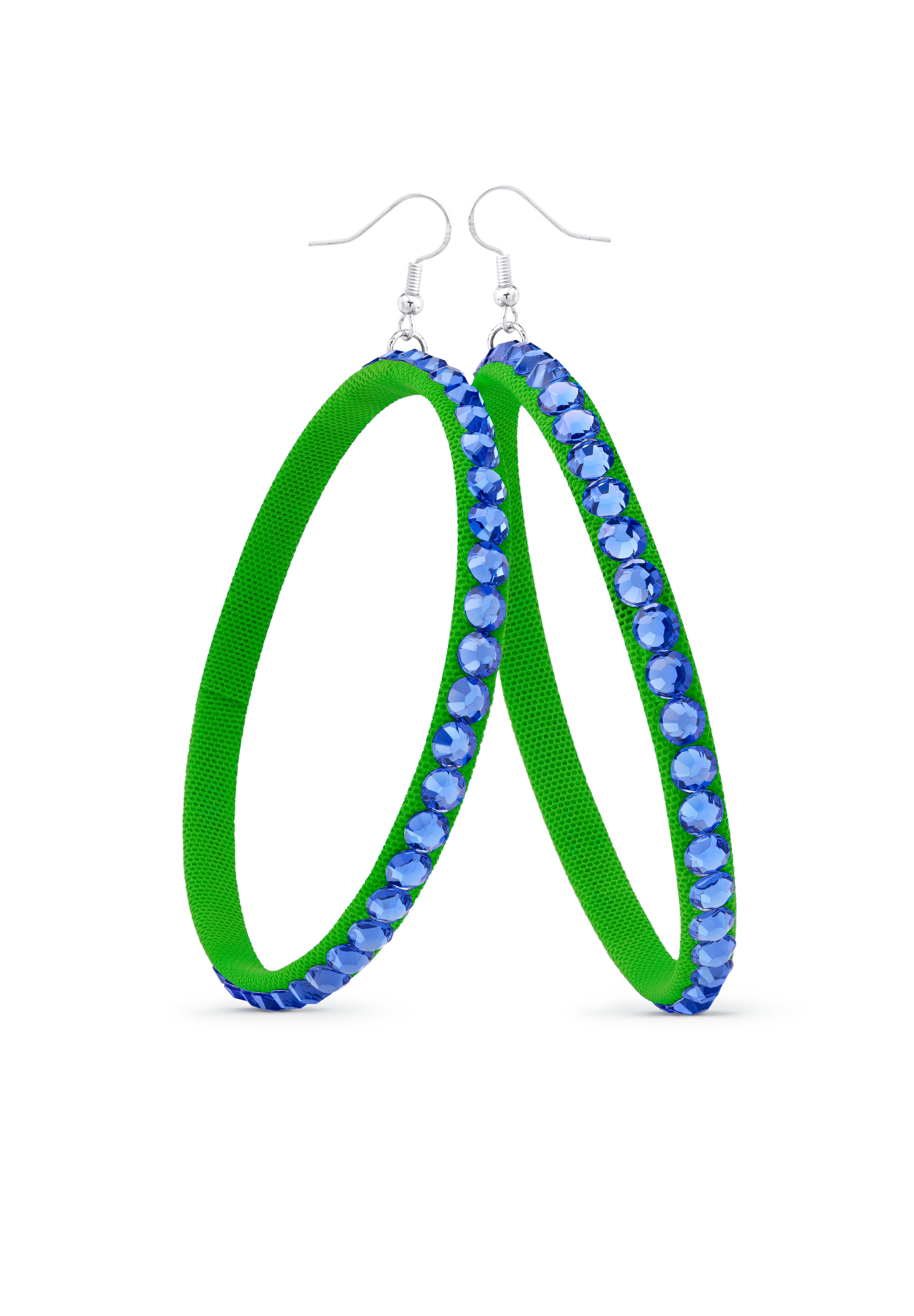 TEST - Soft Hoop Earring-Sapphire-Spring