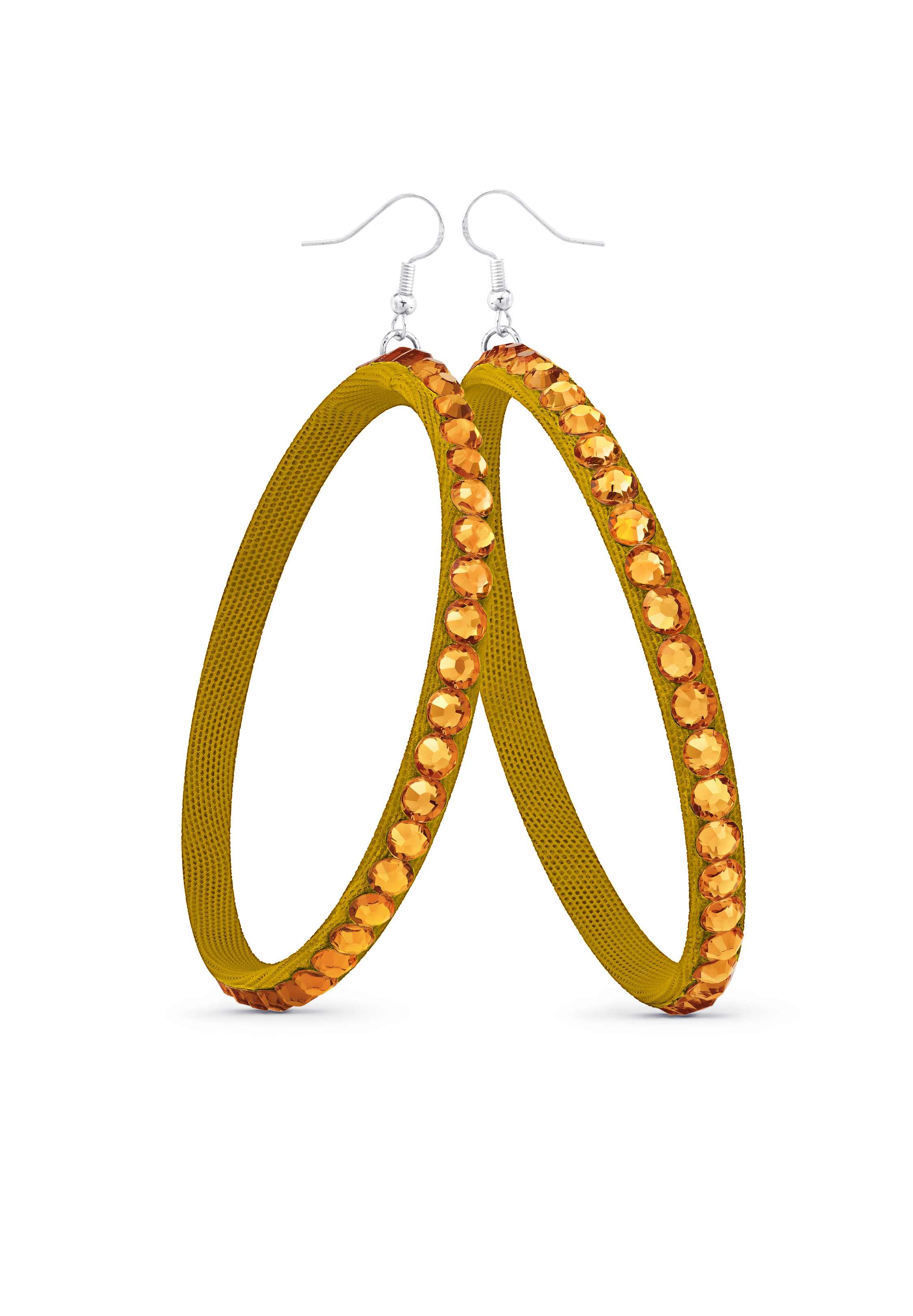 TEST - Soft Hoop Earring-Topaz-Gold