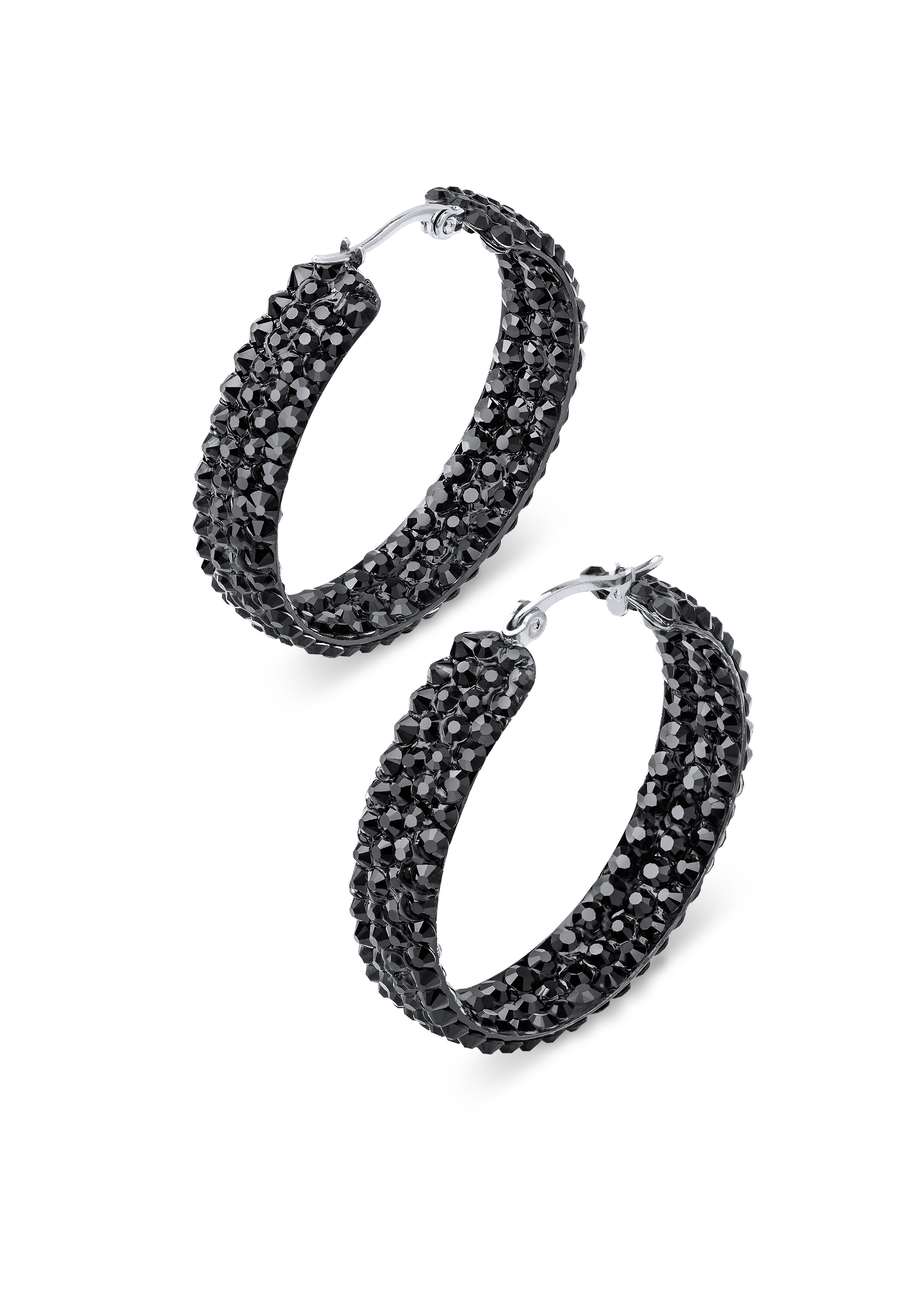 Triple Sparkle Earrings HE/M PE-Jet