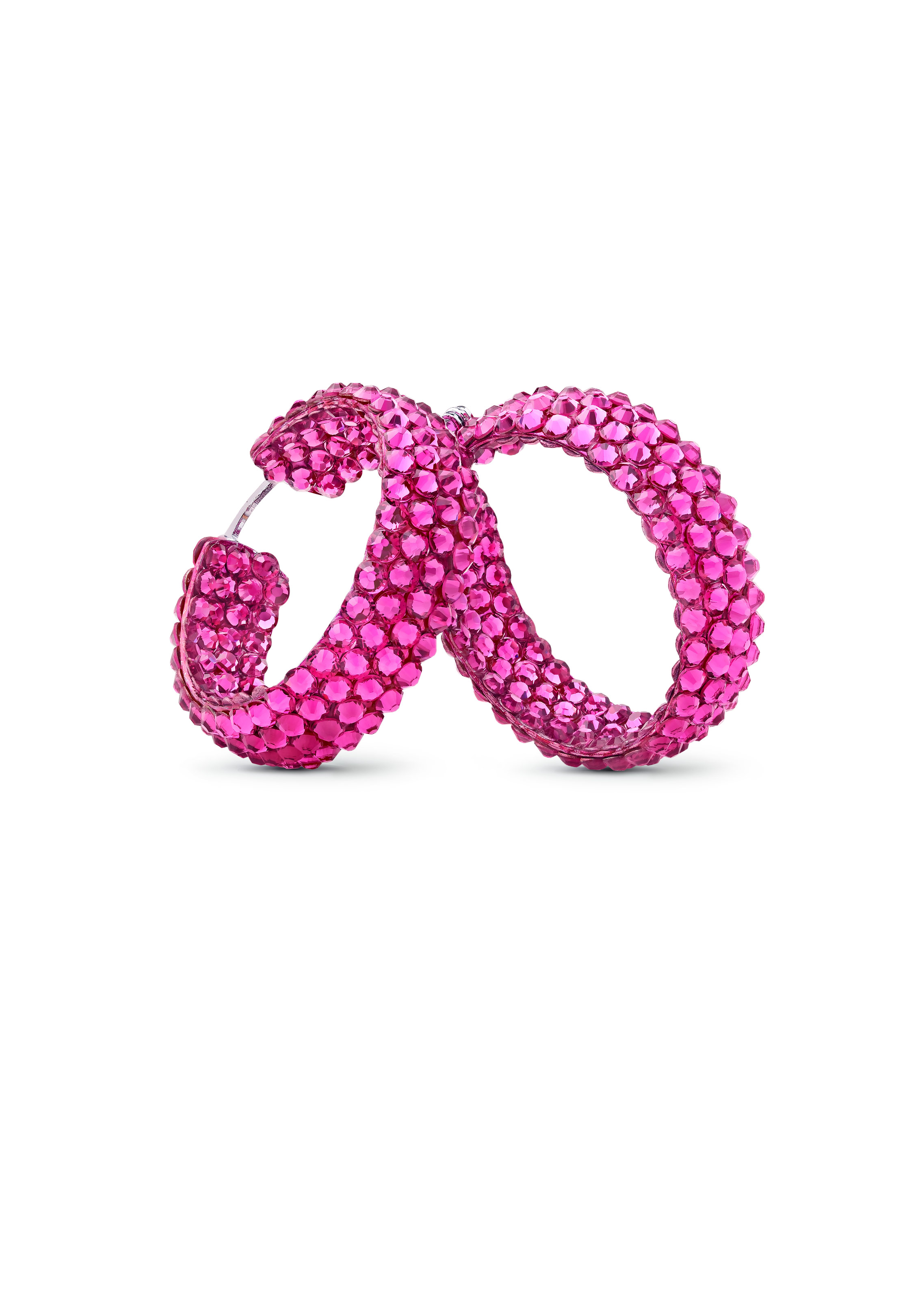 Triple Sparkle Earrings HE/S PE-Fuchsia