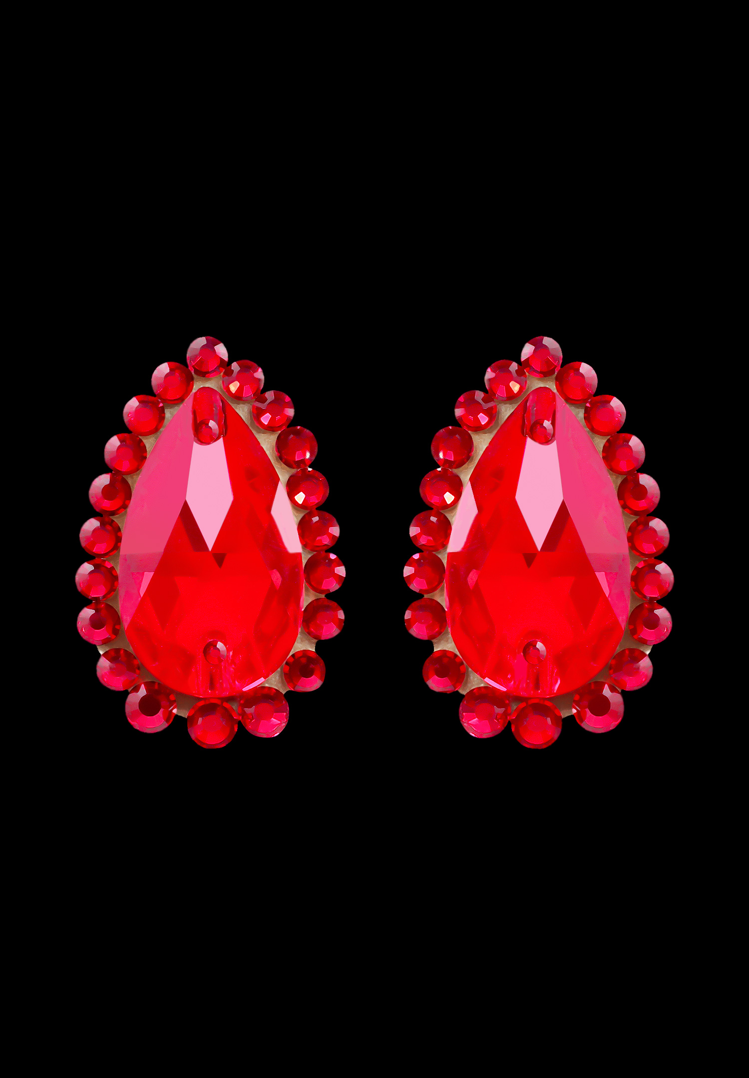 Zerlina Crystal Earring DCE901-1-Light Siam