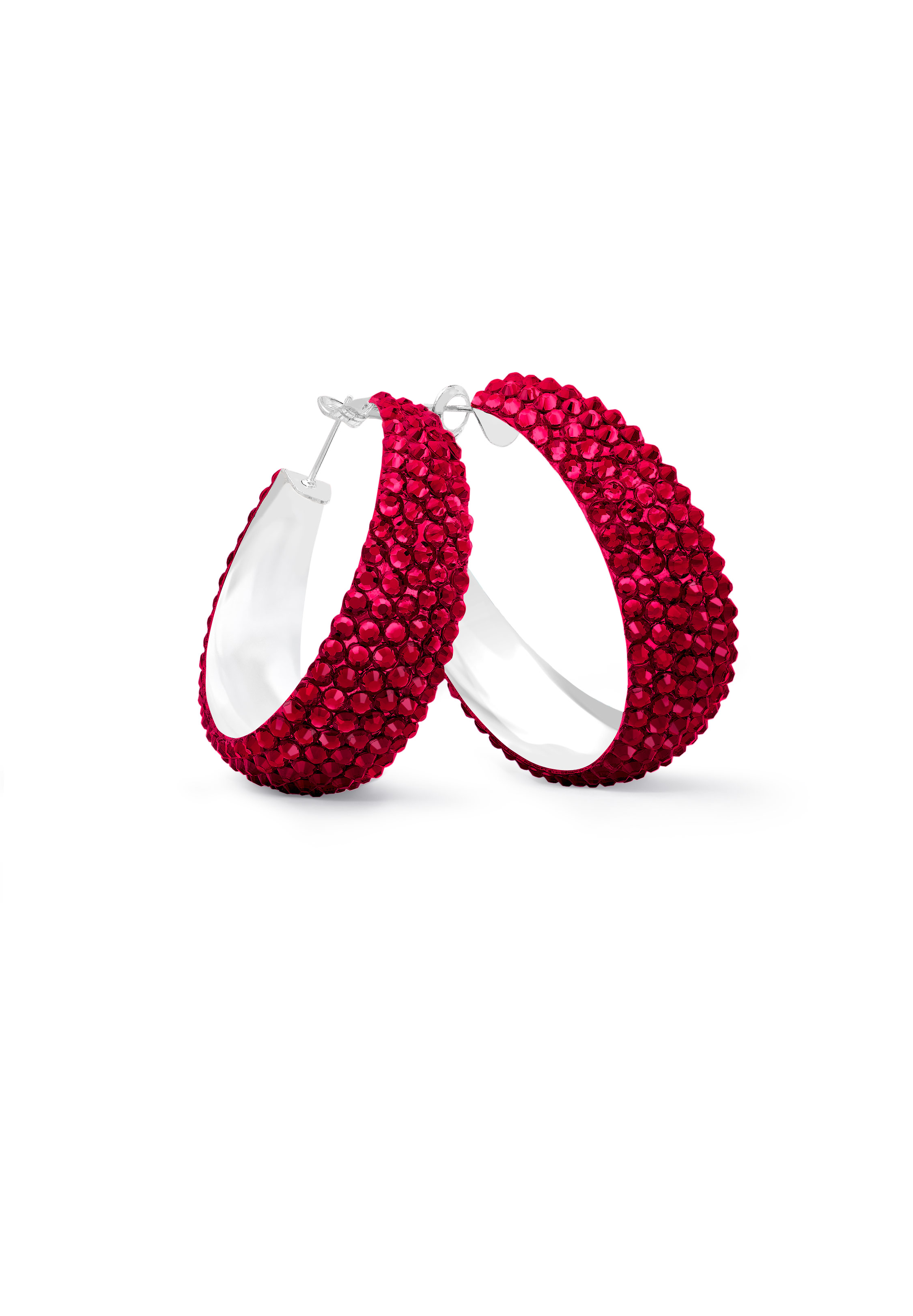 Zerlina Crystal Hoop Earrings - test data-L (1.75 X 1.75 inch)-Siam