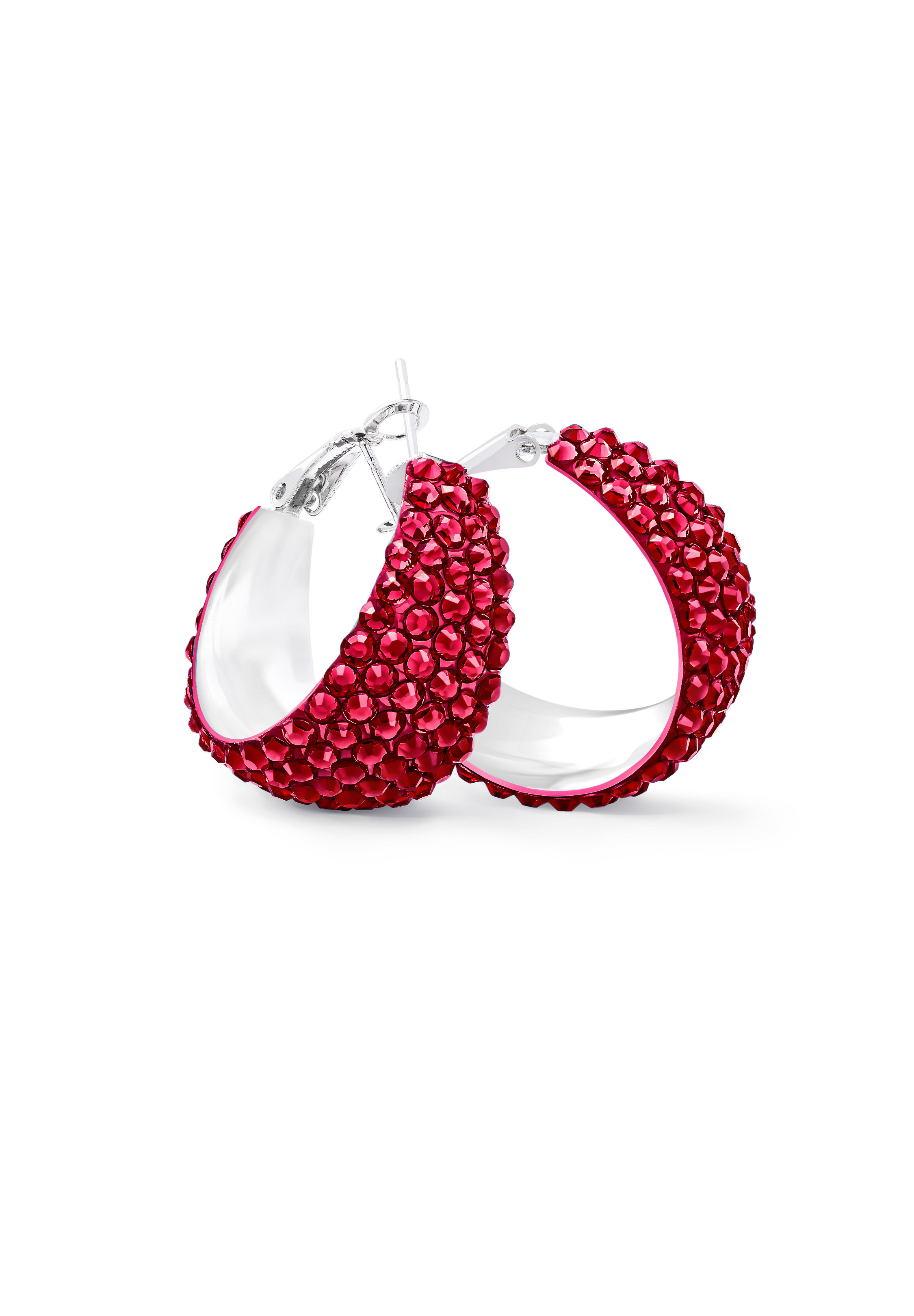 Zerlina Crystal Hoop Earrings HE/S PE-Siam