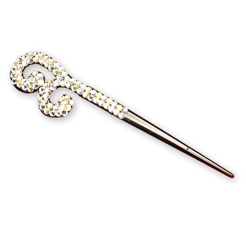 Rhinestone Hairstick 7708762-Crystal AB