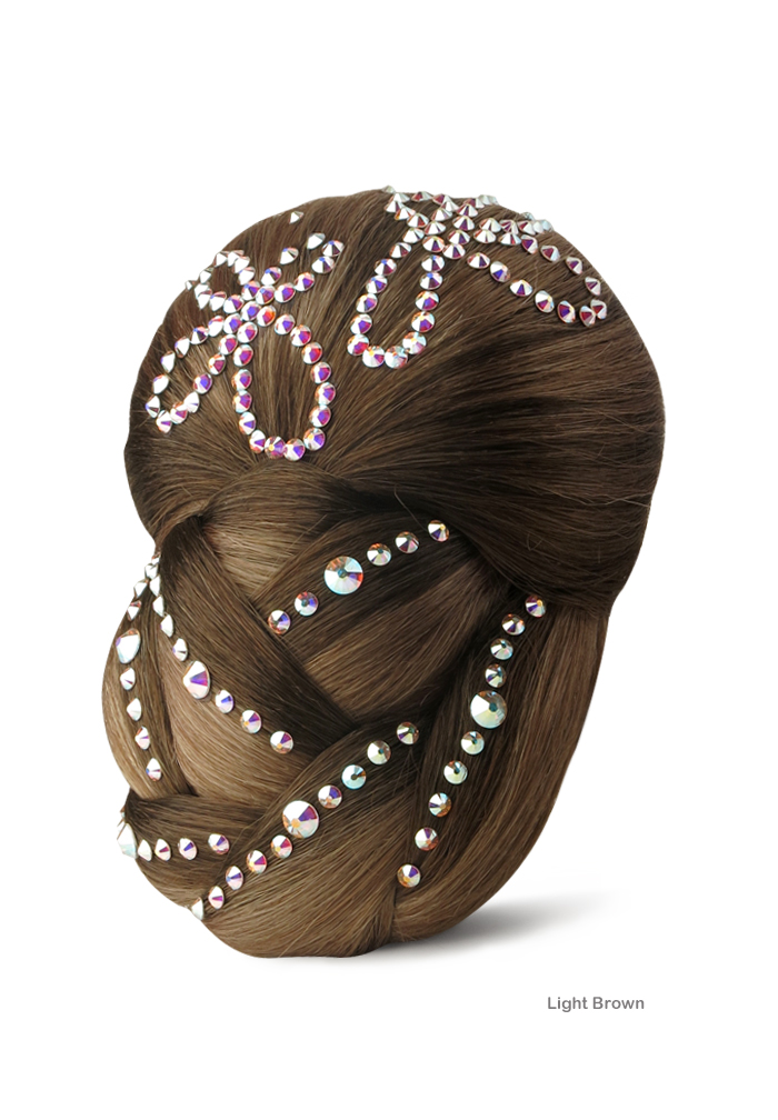 Pherusa Crystal Braided Bun R601-Dark Blonde
