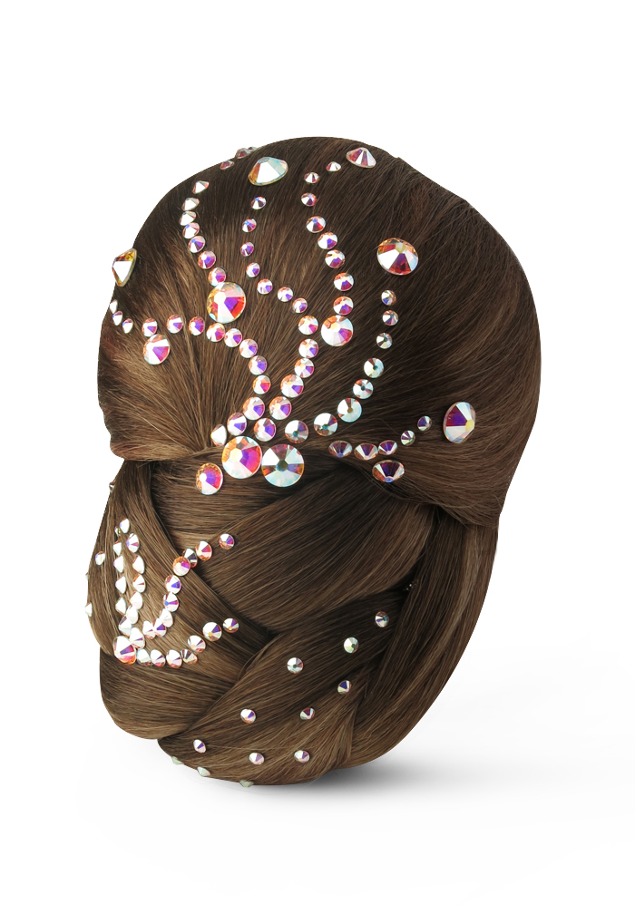 Pherusa Crystal Braided Bun R602-Light Brown