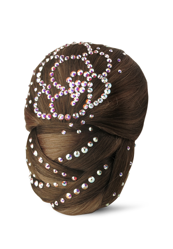 Pherusa Crystal Braided Bun R604-Light Brown