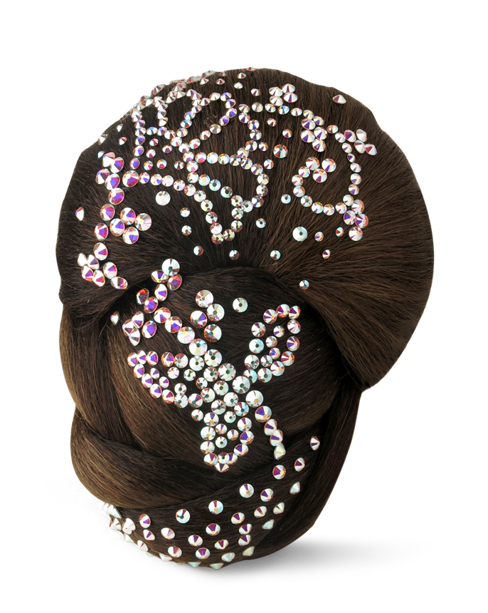 Pherusa Crystal Braided Bun R606-Light Brown
