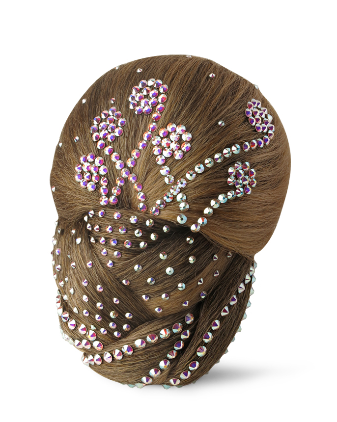 Pherusa Crystal Braided Bun R607-Golden Blonde