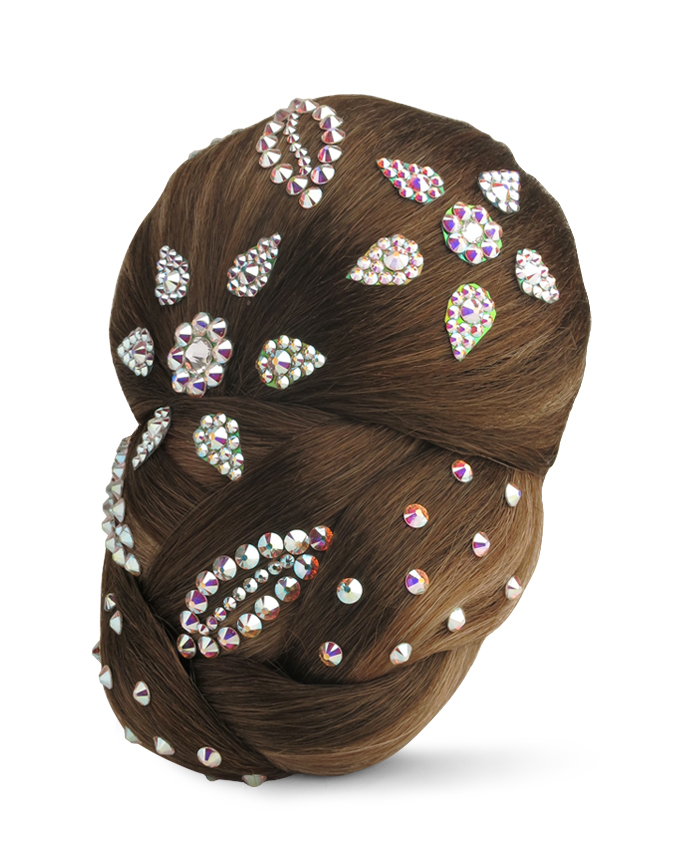 Pherusa Crystal Braided Bun R610-Light Brown