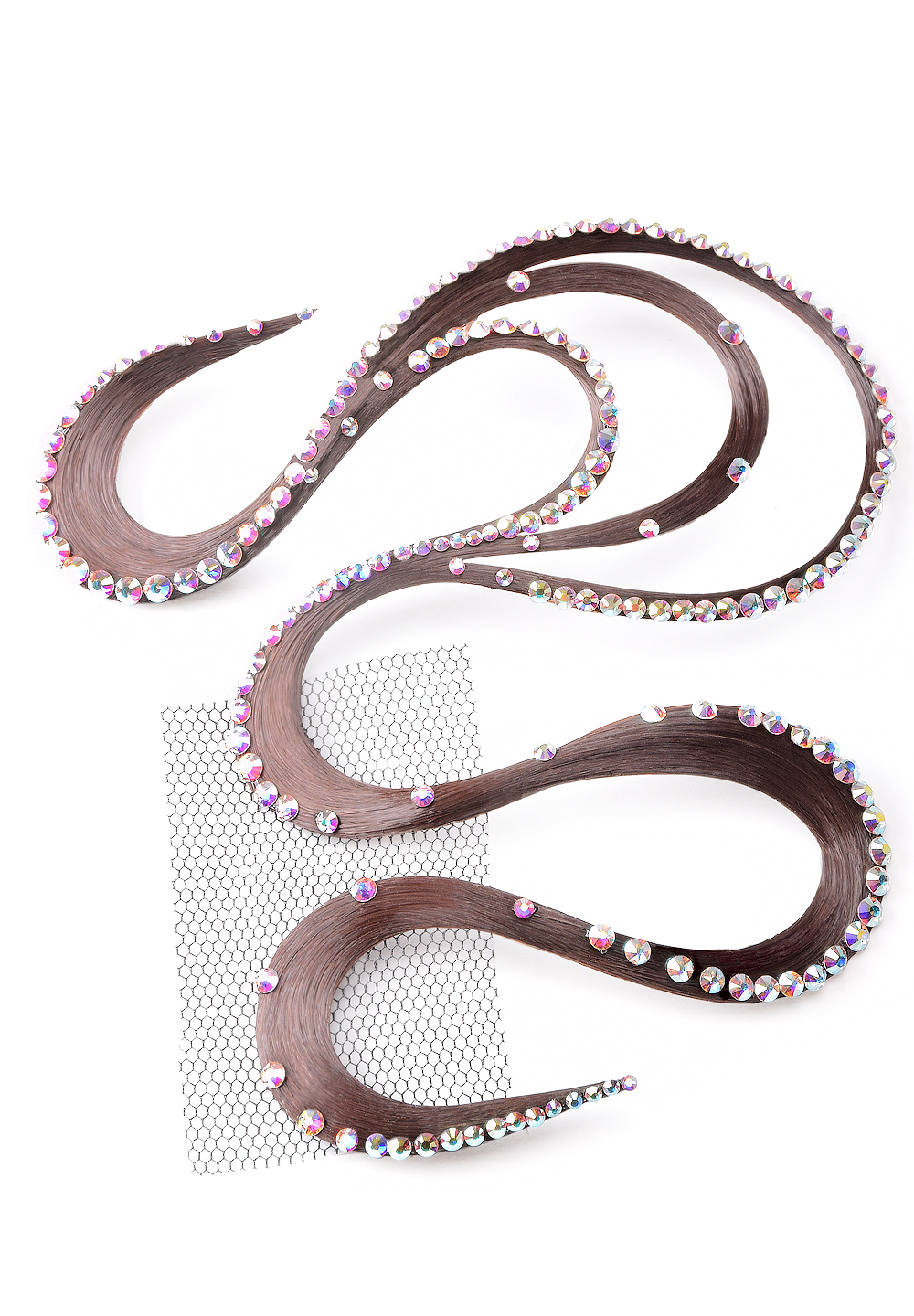 Taka Daydream Crystal Hair Piece HO-011-Dark Brown
