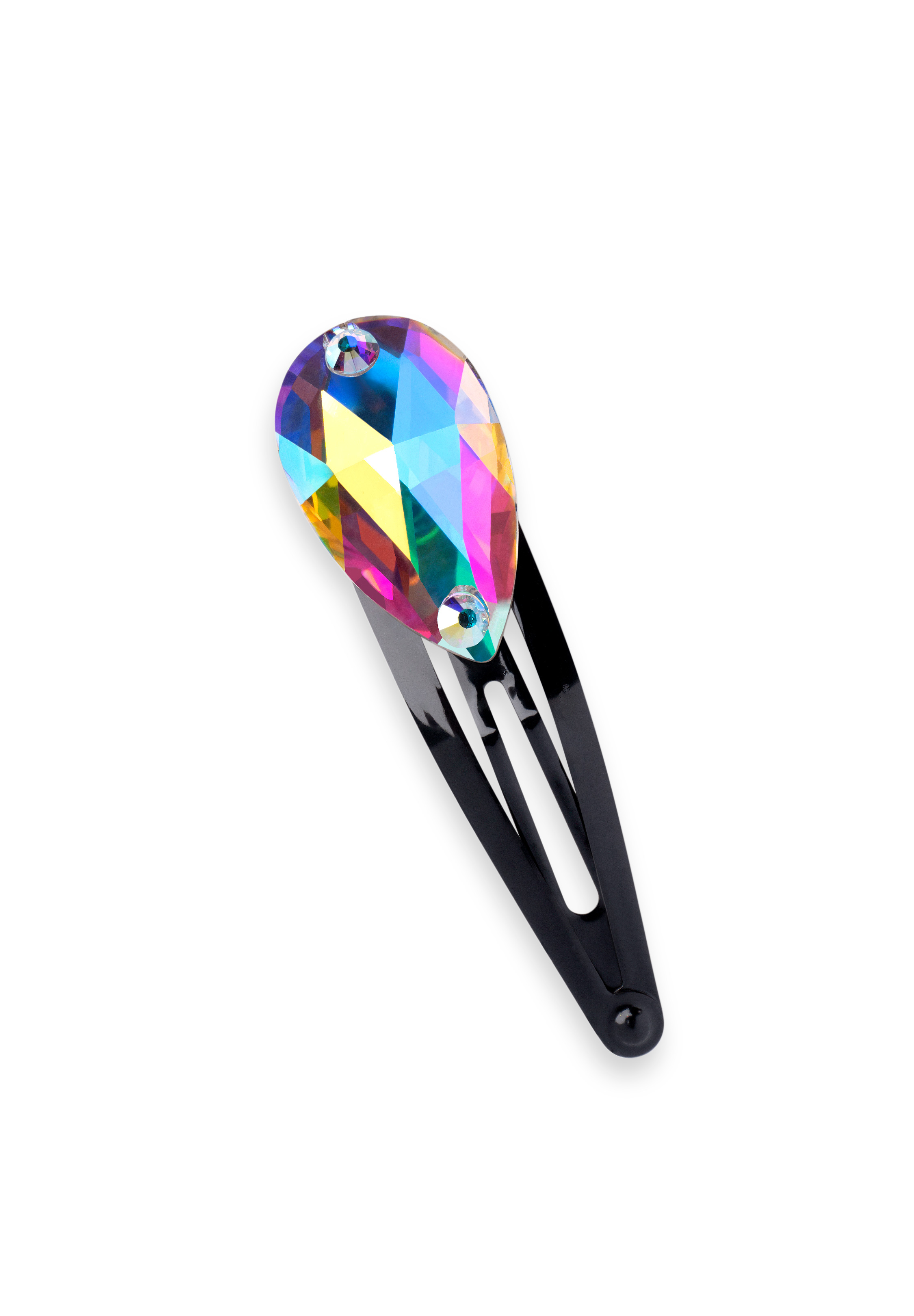 Teardrop Crystal Snap Clips WAP001-Crystal AB