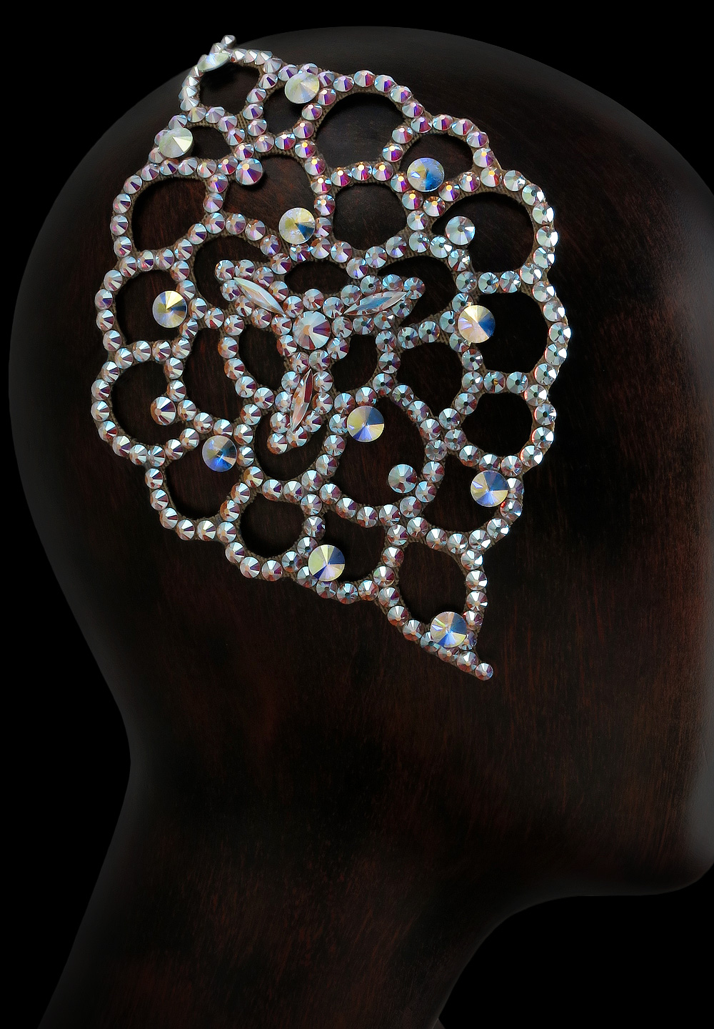 Verona Rhinestone Hairpiece CX125 Crystal AB-Crystal AB