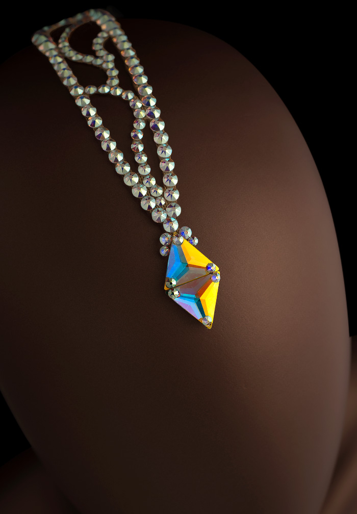 Verona Rhinestone Headpiece HD-303-Crystal AB