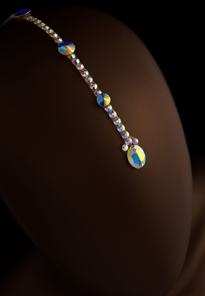 Verona Rhinestone Headpiece HD-364-Crystal AB