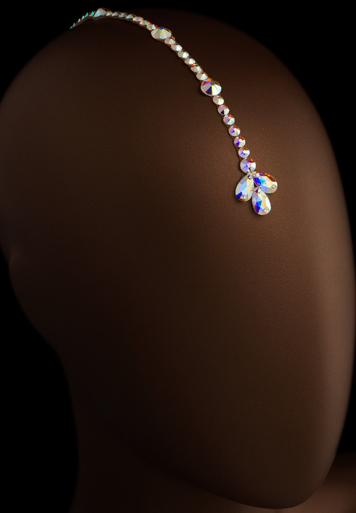 Verona Rhinestone Headpiece HD-368-Crystal AB