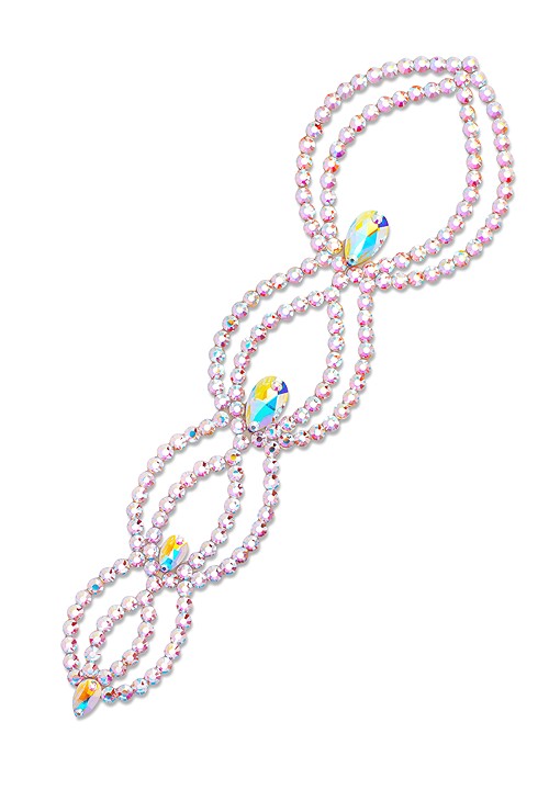 Verona Rhinestone Hairpiece HP-398-Crystal AB