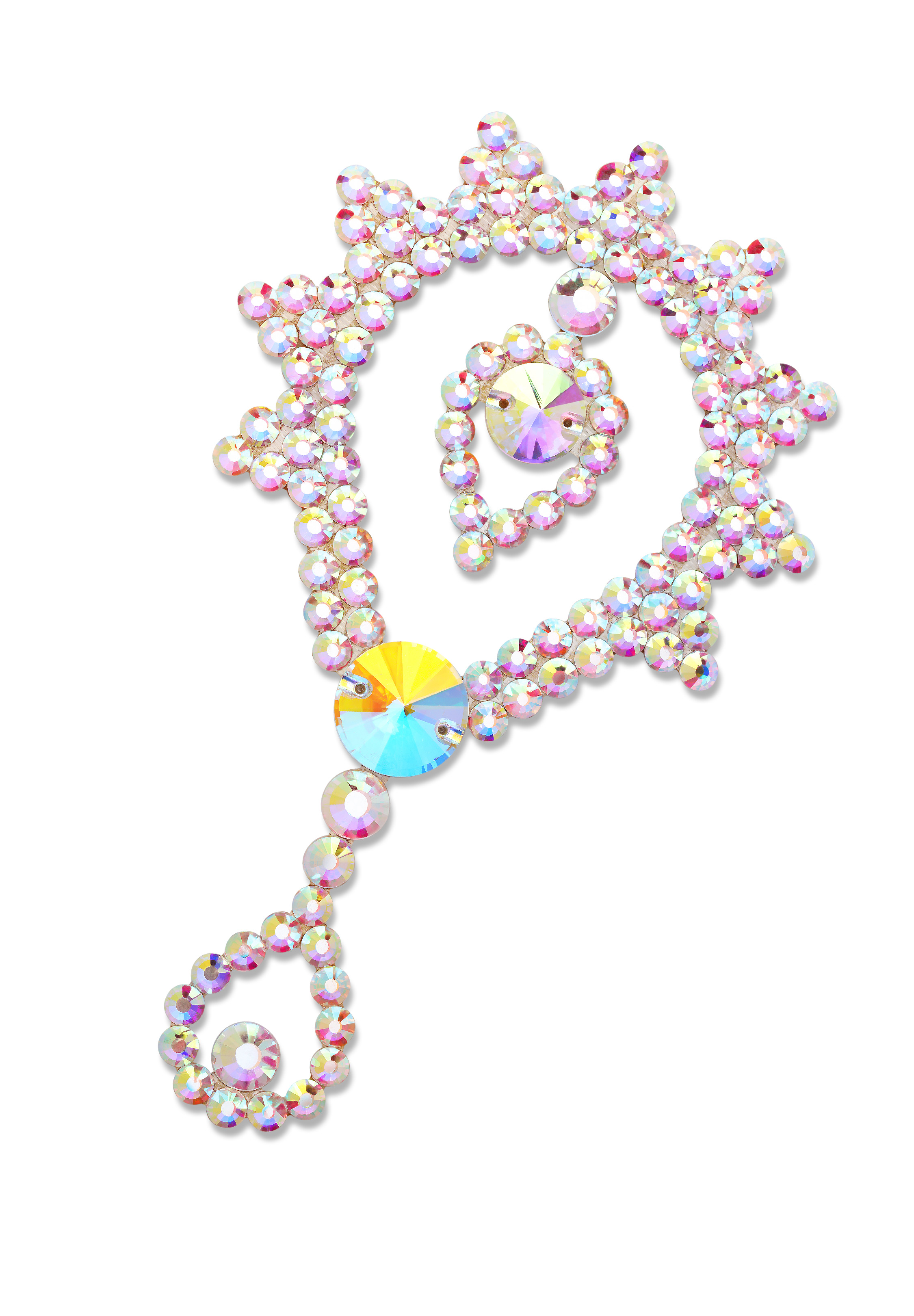 Verona Rhinestone Hairpiece HP-399-Crystal AB