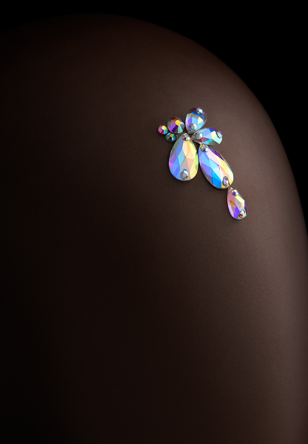 Verona Rhinestone HairDeco SD-908-Crystal AB