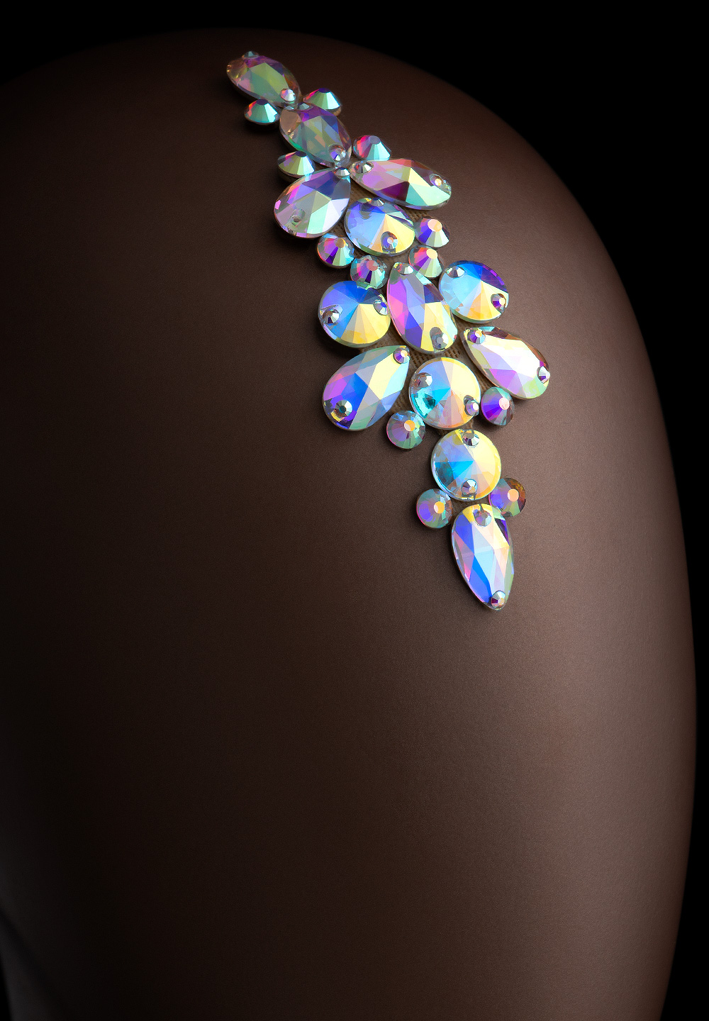 Verona Rhinestone HairDeco SD-910-Crystal AB