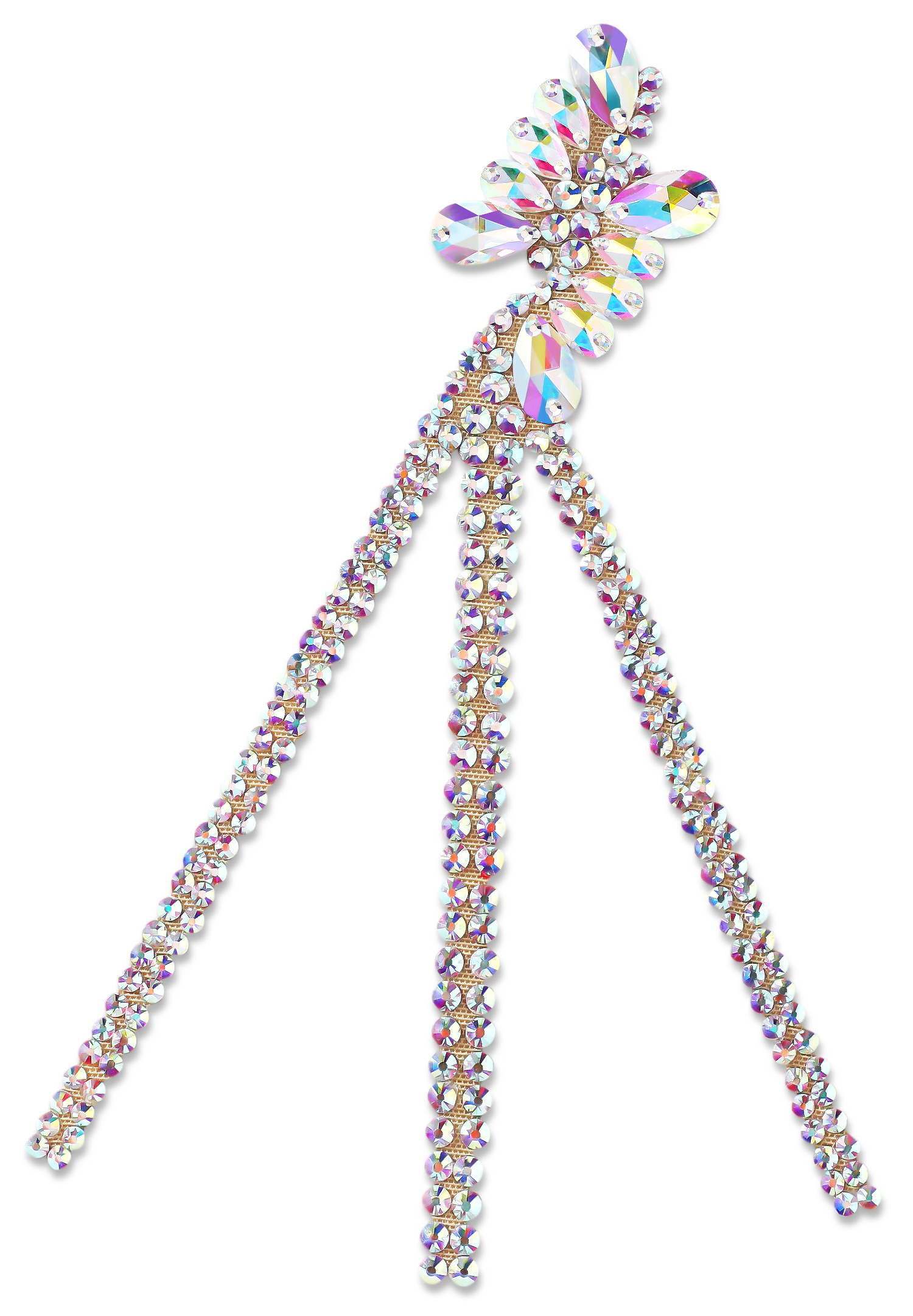 Verona Rhinestone Hairpiece HP-392-2-Crystal AB